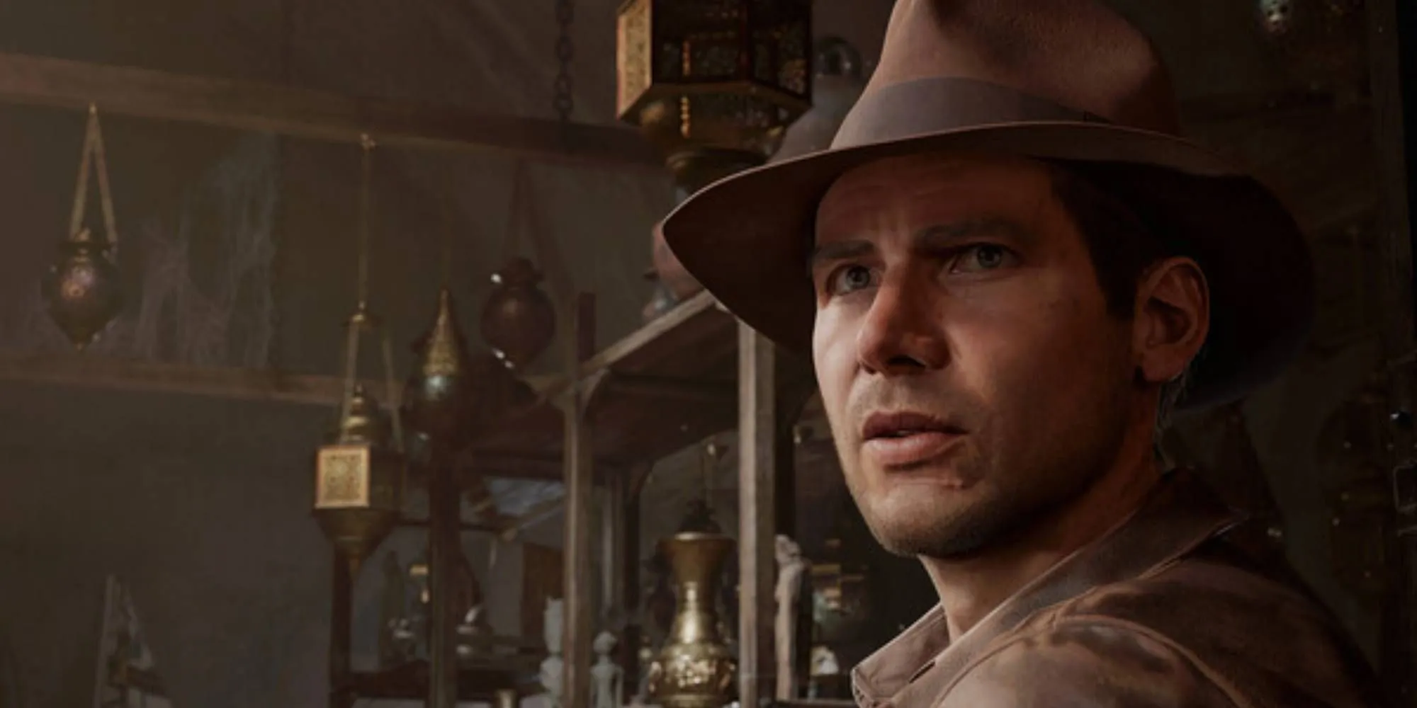 Hình ảnh Indiana Jones trong game The Great Circle với bối cảnh khảo cổ