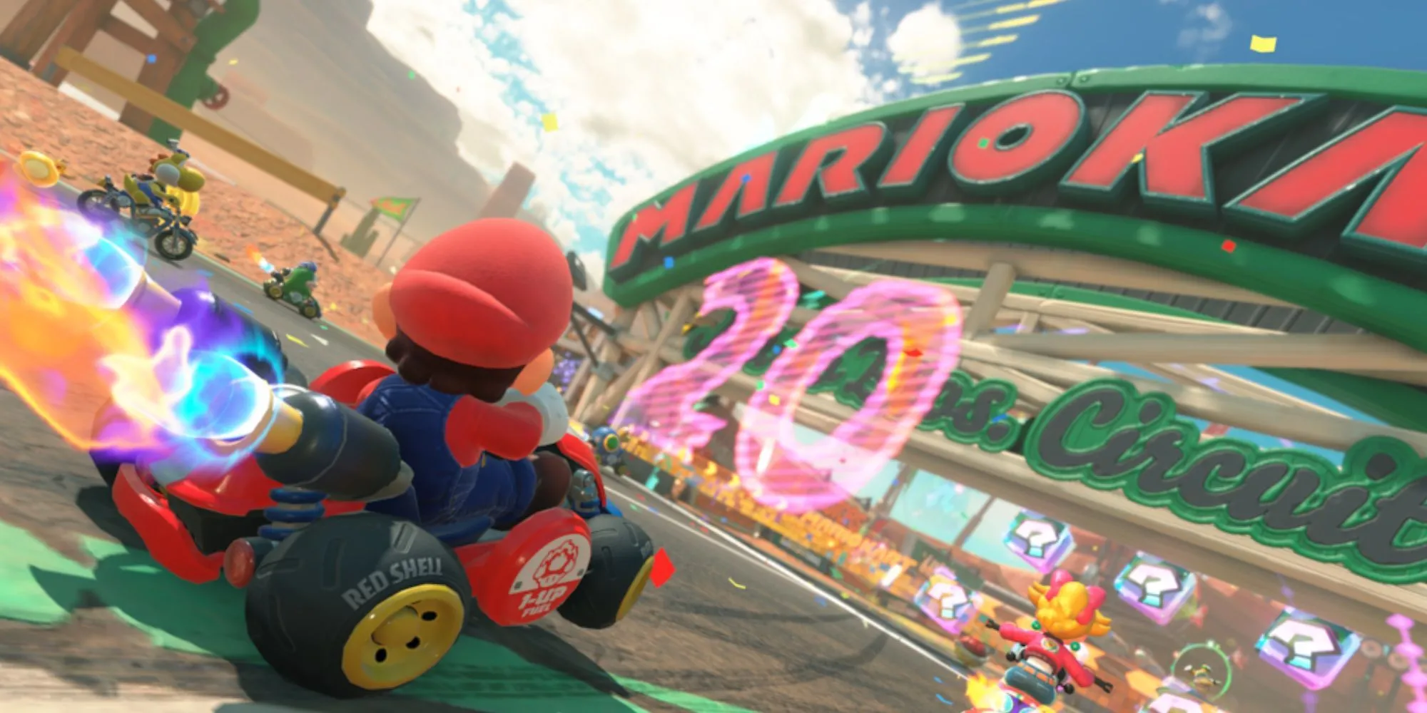 Hình ảnh liên quan đến thông tin rò rỉ về game đua xe Mario Kart World từ Nintendo