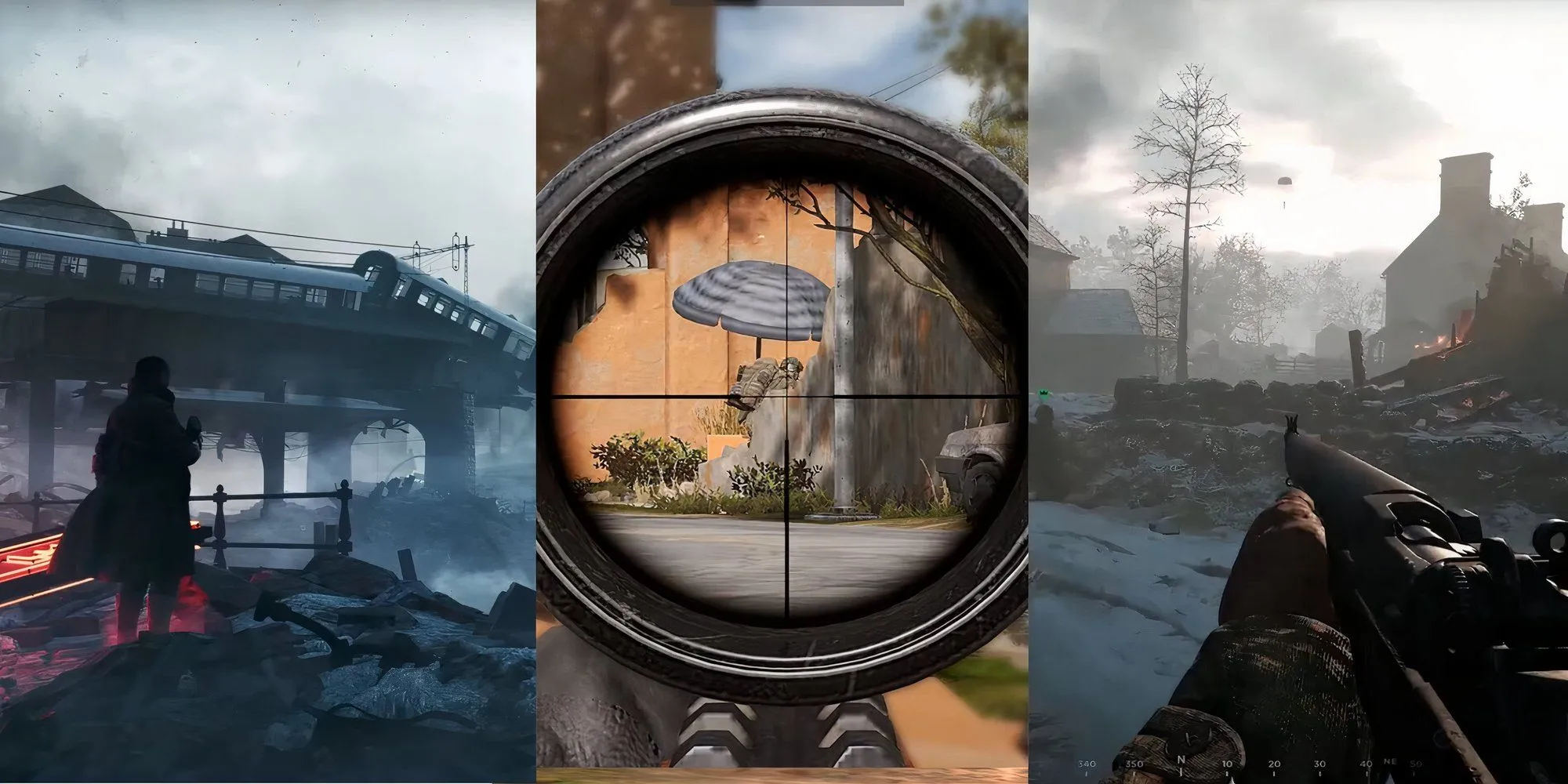 Hình ảnh minh họa lối chơi bắn tỉa chân thực trong các game FPS như Gray Zone Warfare, Squad, Battlefield, Hell Let Loose