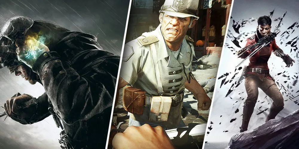 hình ảnh nghệ thuật từ series Dishonored, một game hành động lén lút