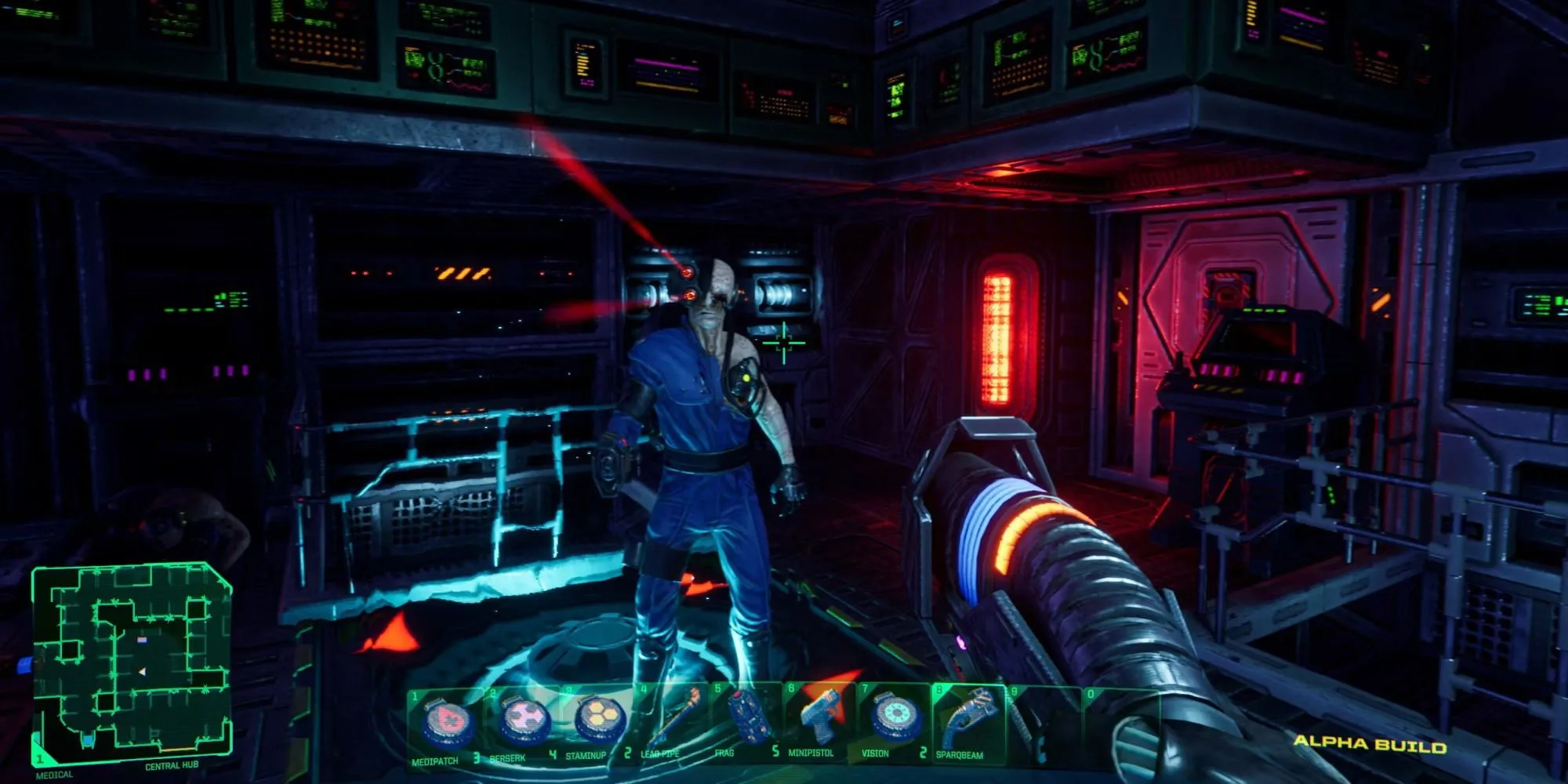 Hình ảnh quảng bá cho System Shock Remake (2023) với AI SHODAN