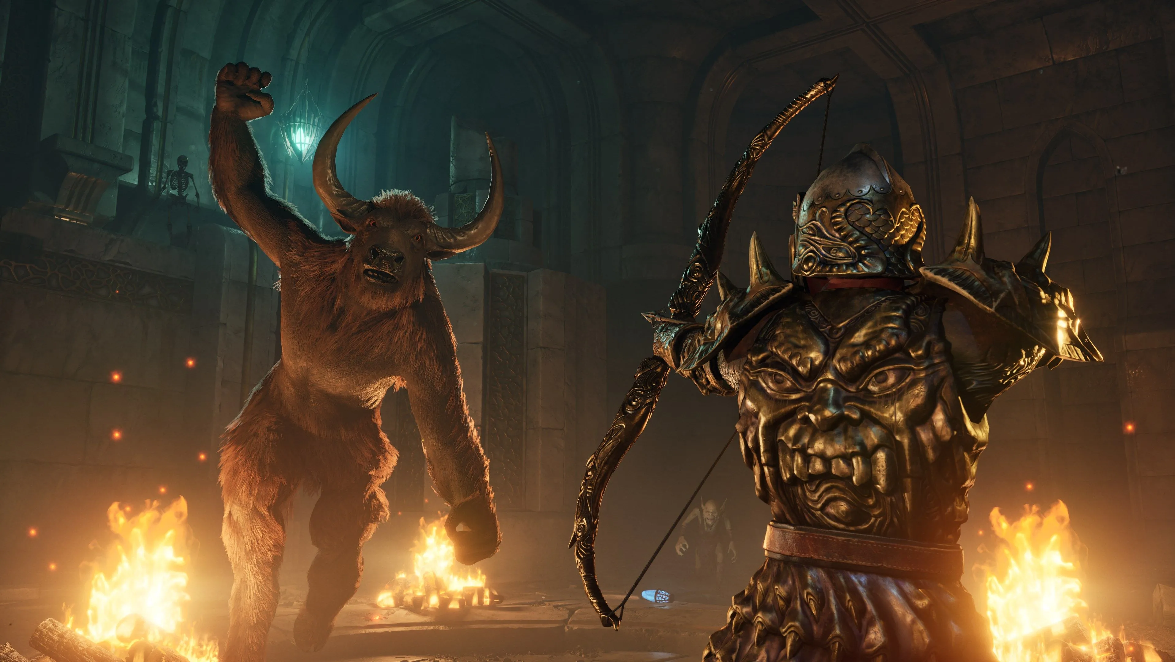 Hình ảnh quảng bá The Elder Scrolls IV Oblivion Remastered hiển thị trên màn hình