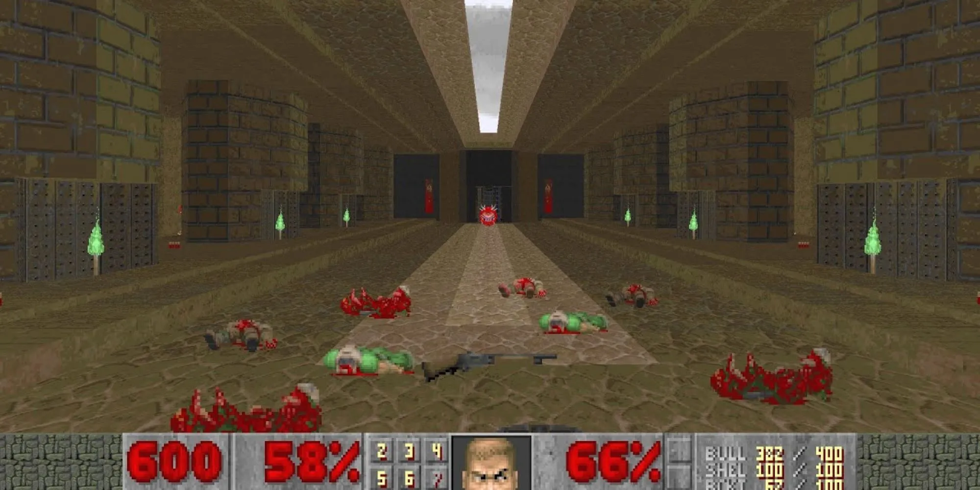 Hình ảnh trong Final Doom, nổi tiếng với độ khó thử thách