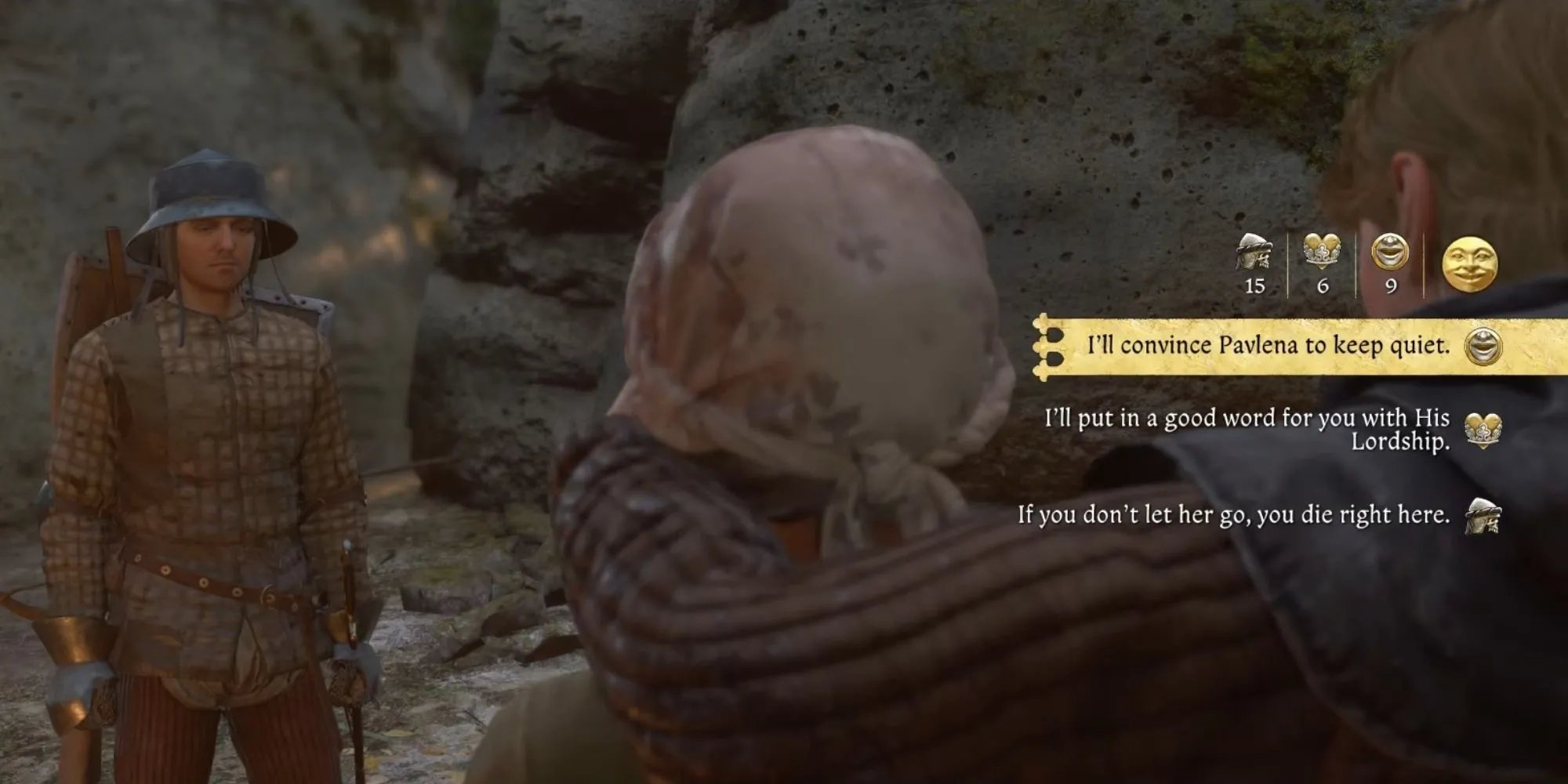 Hình ảnh u ám tượng trưng cho nhiệm vụ Bad Blood trong Kingdom Come Deliverance 2