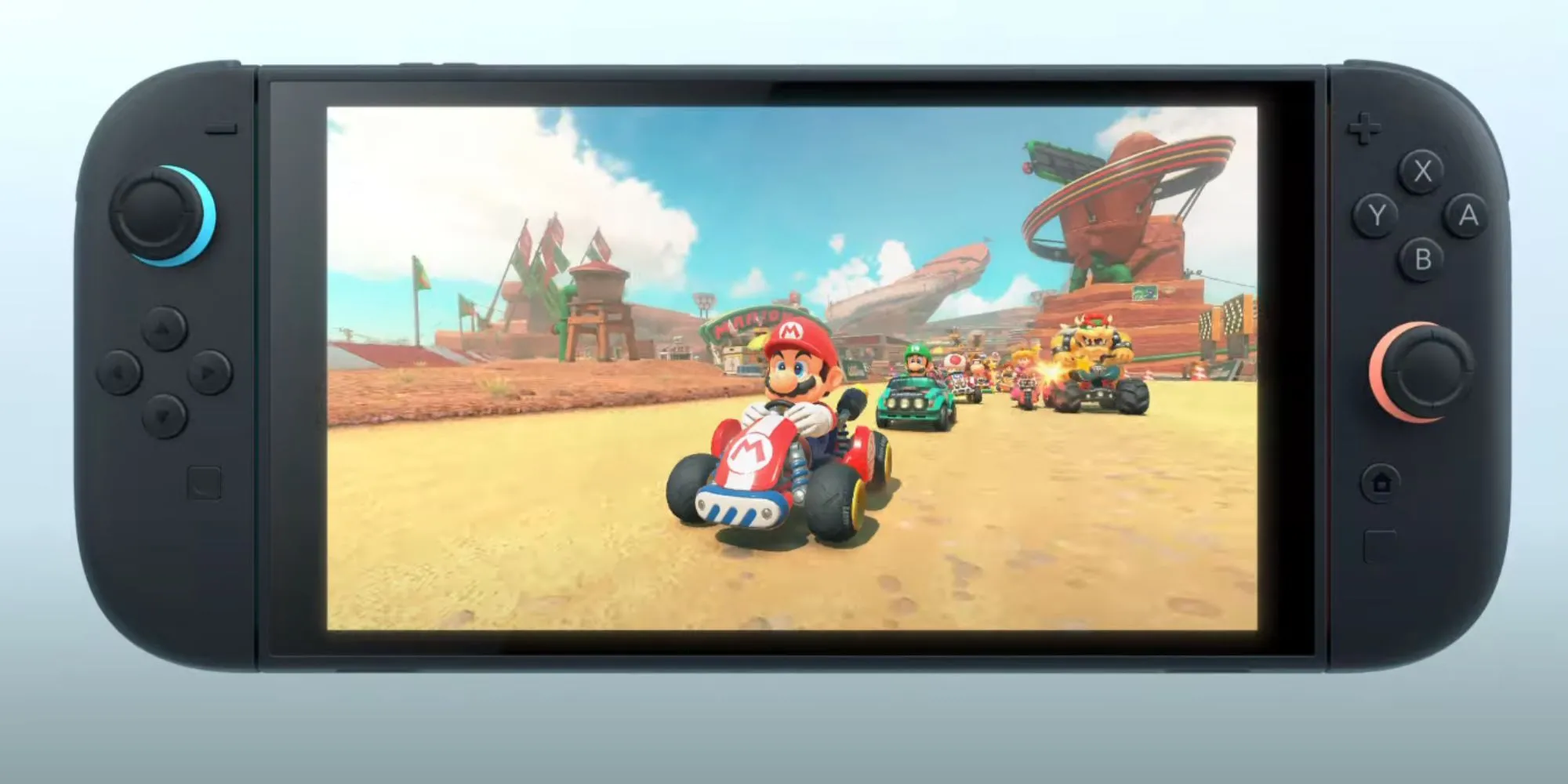 Hình ảnh ý tưởng game Mario Kart phiên bản dành cho máy chơi game Nintendo Switch 2.