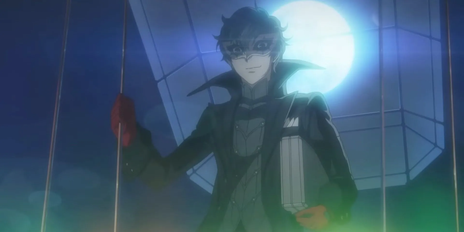 Joker bị bắt giữ trong sòng bạc ở phần mở đầu của Persona 5