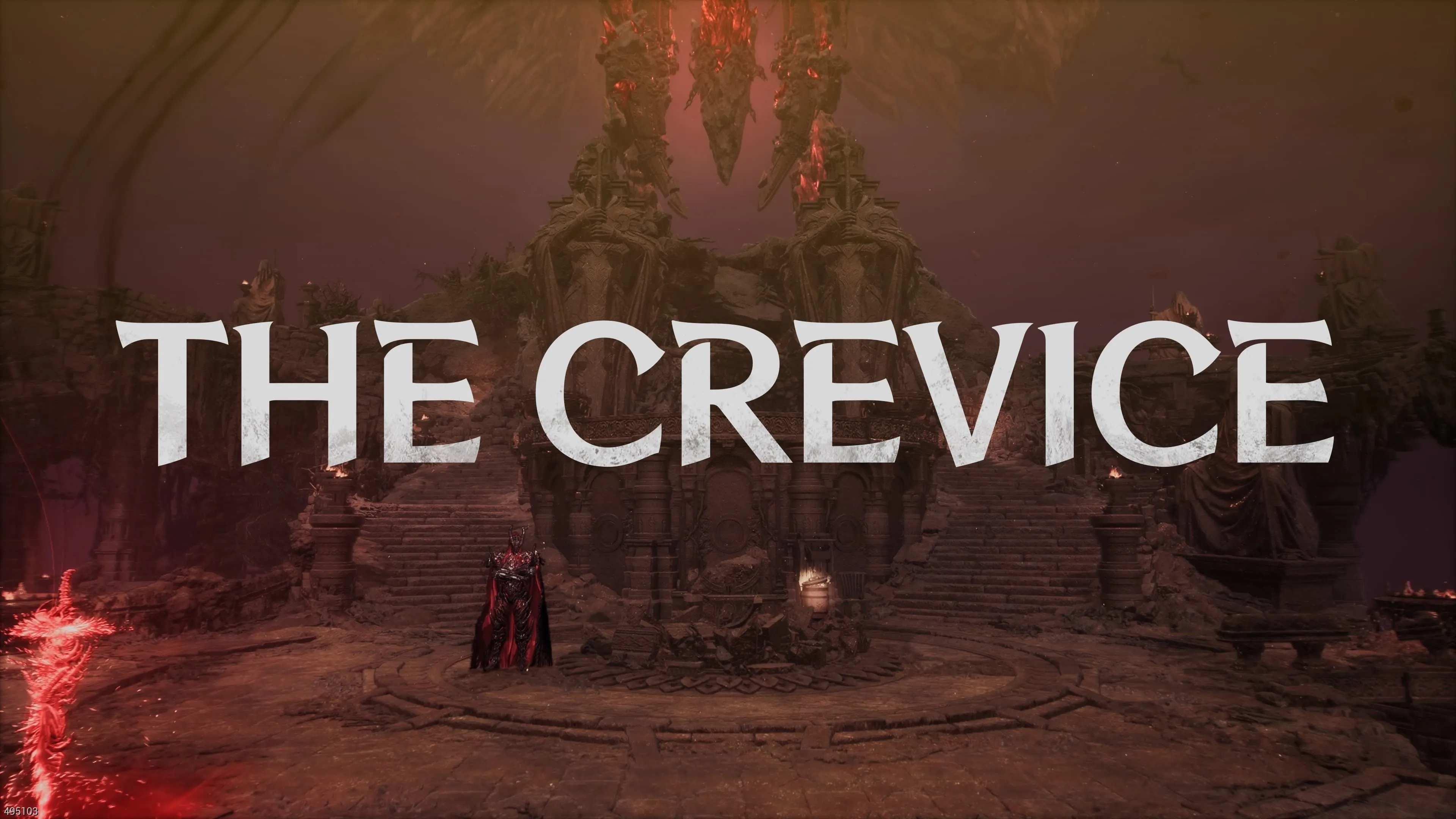 Khung cảnh The Crevice trong The First Berserker: Khazan