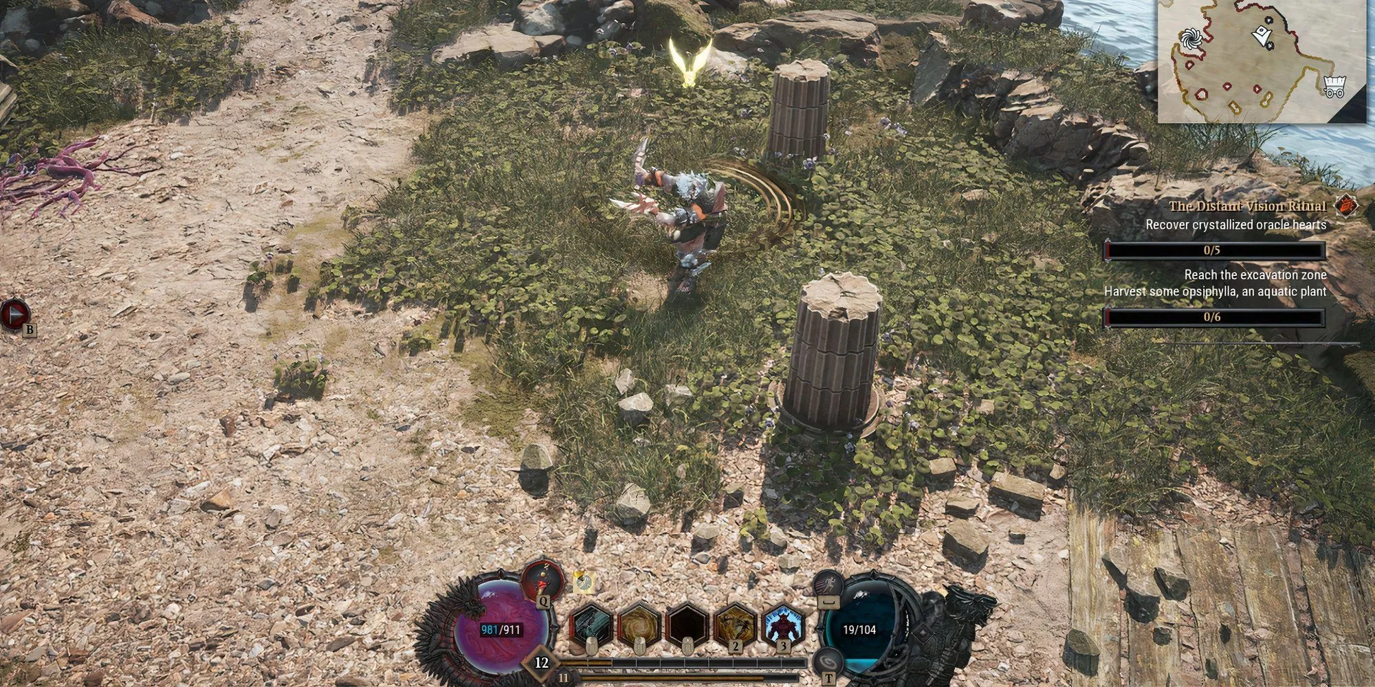 Kỹ năng Savage Whirlwind chưa được cường hóa trong Dragonkin The Banished