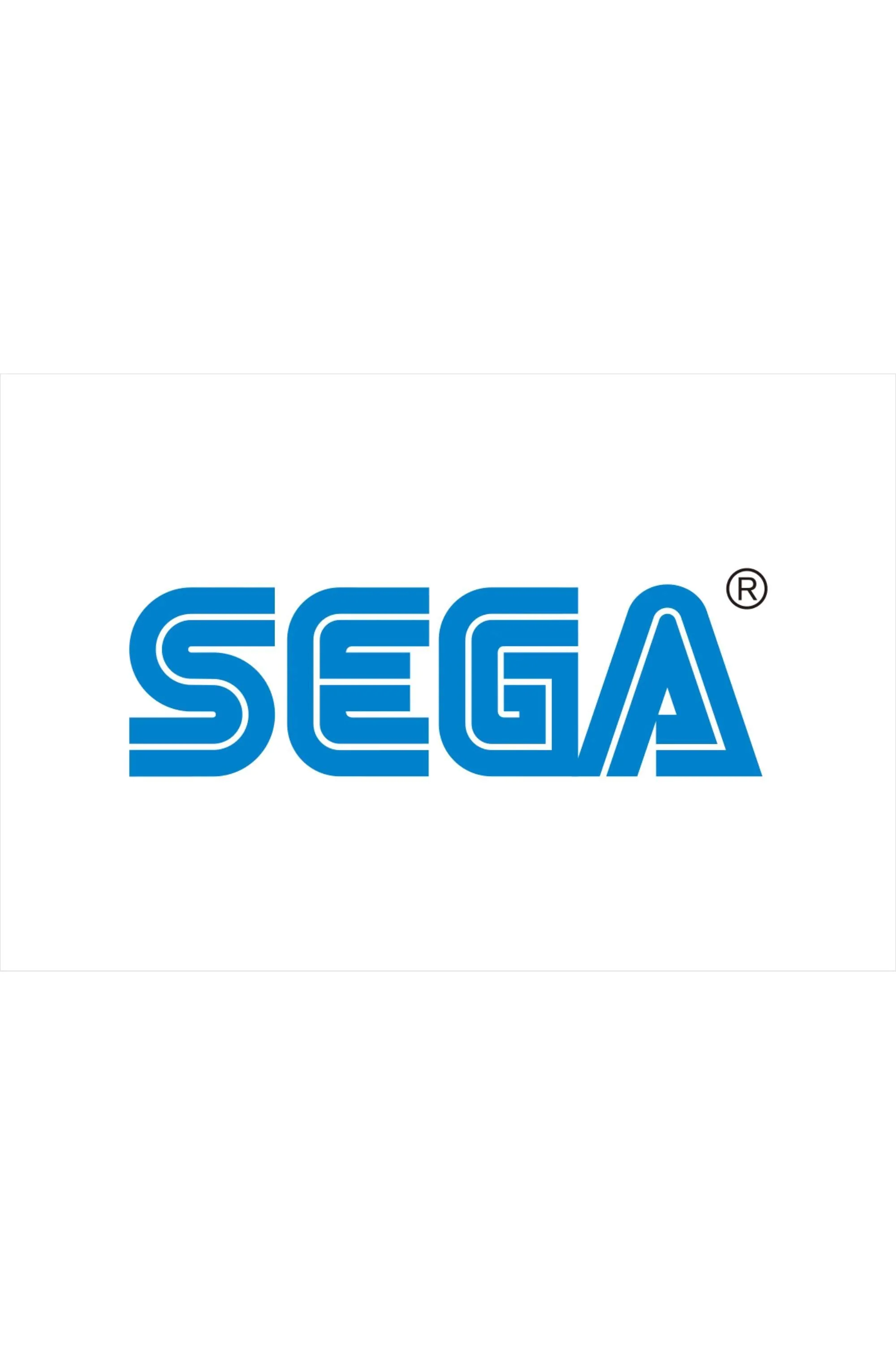 Logo Sega trên nền xanh biểu tượng của nhà phát hành game