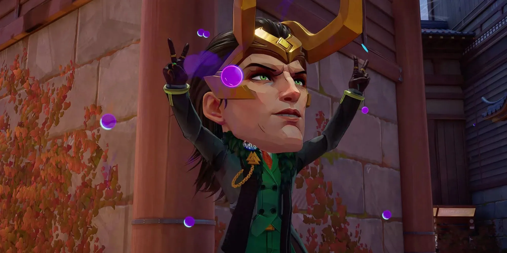 Loki với chiếc đầu ngoại cỡ trong sự kiện Giant Size Brain Blast của Marvel Rivals
