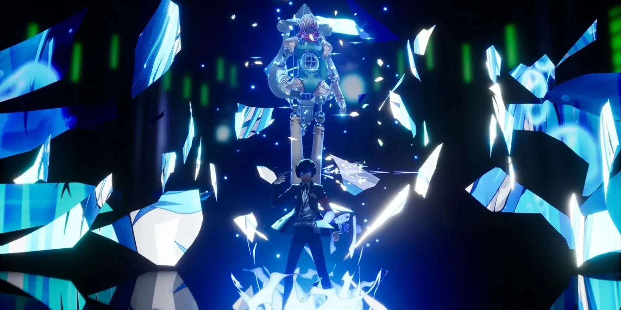 Makoto từ Persona 3 giải phóng Persona của mình