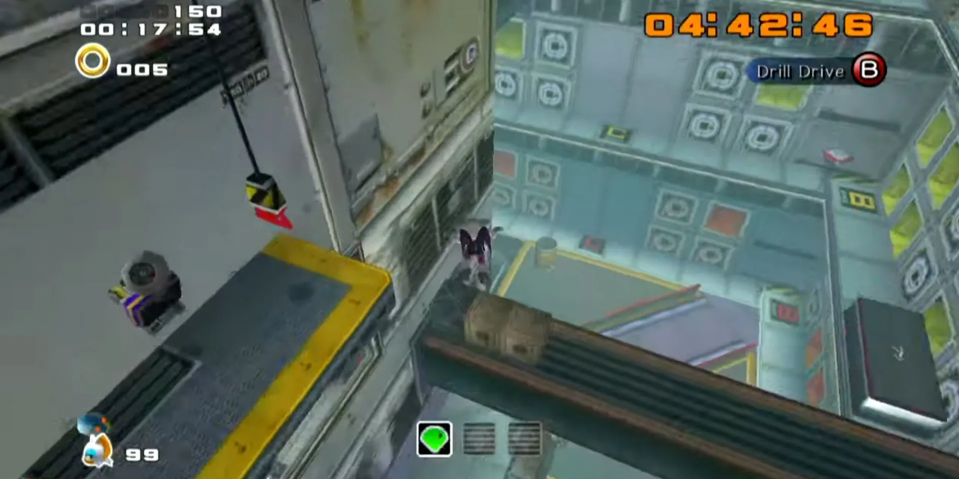 Màn chơi Security Hall trong Sonic Adventure 2 với giới hạn thời gian khắc nghiệt