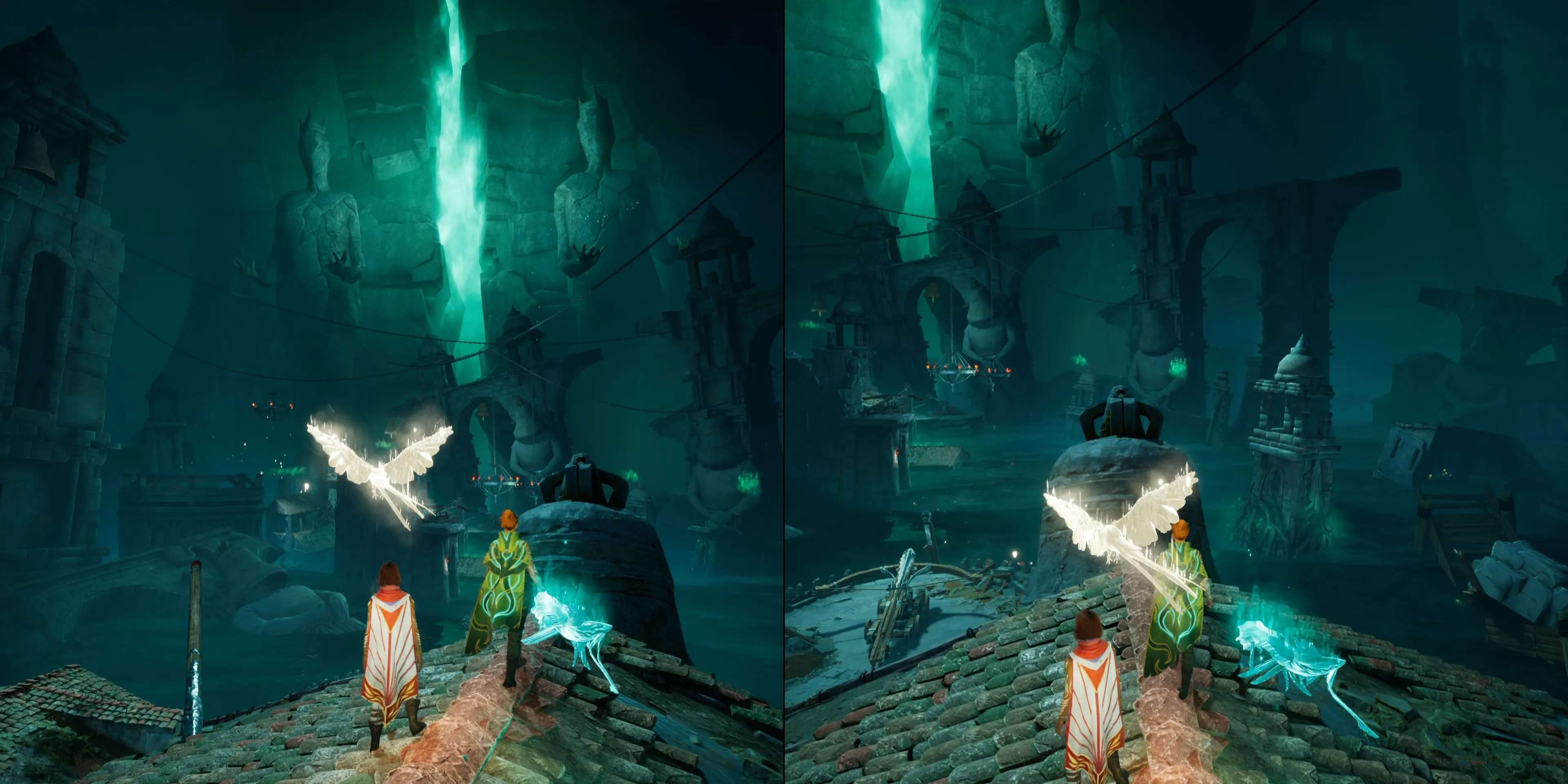 Màn chơi The Hollow trong game Split Fiction với Zoe và Mio