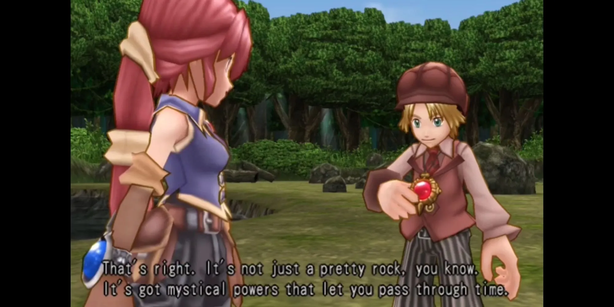 Max và Monica sử dụng Atlamilia để du hành thời gian trong Dark Cloud 2