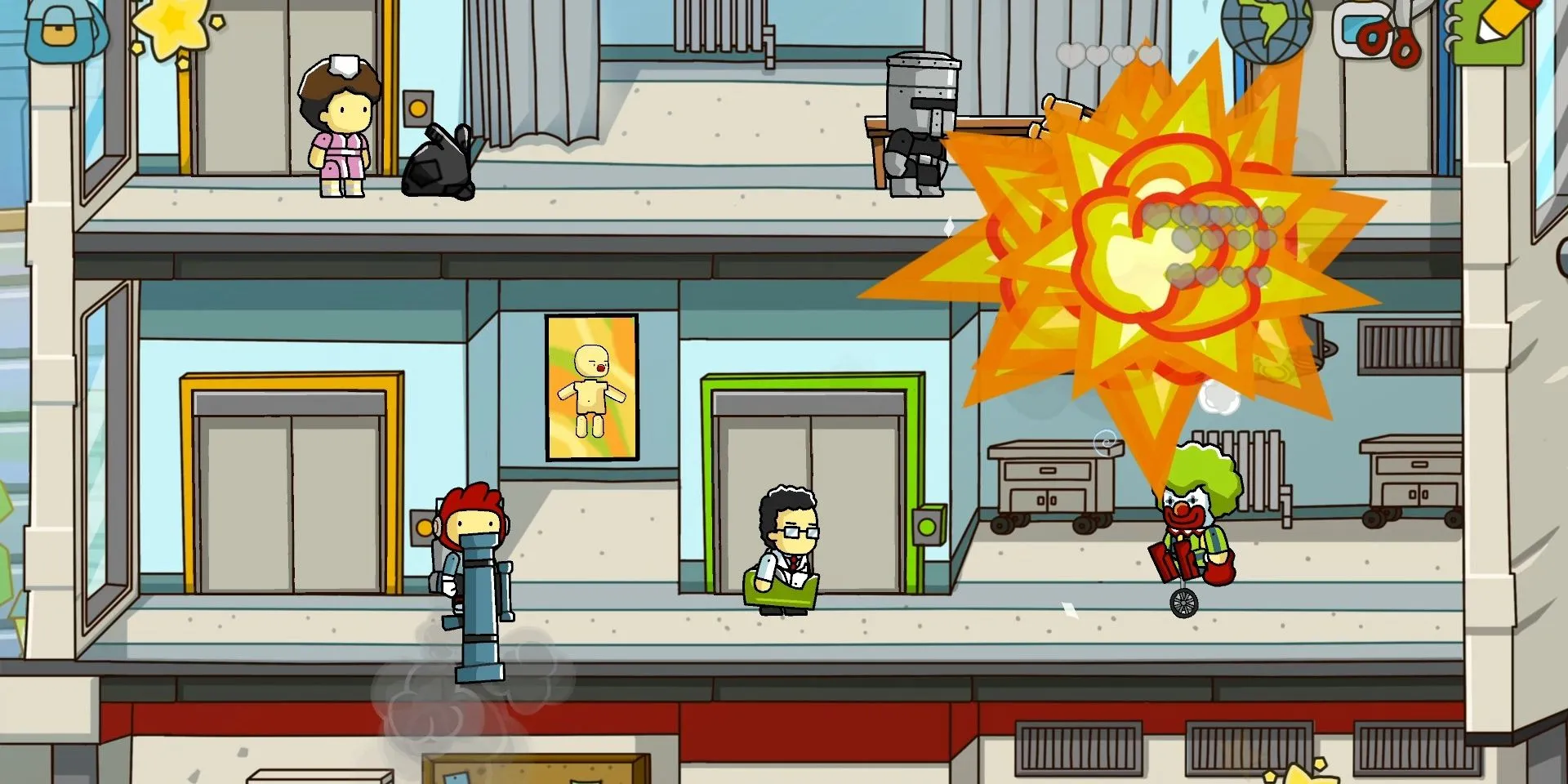 Top 10 Game Giải Đố Thế Giới Mở Đỉnh Cao Thử Thách Trí Tuệ 1 Maxell trong Scribblenauts Unlimited giải đố bằng cách tạo vật phẩm từ chữ viết