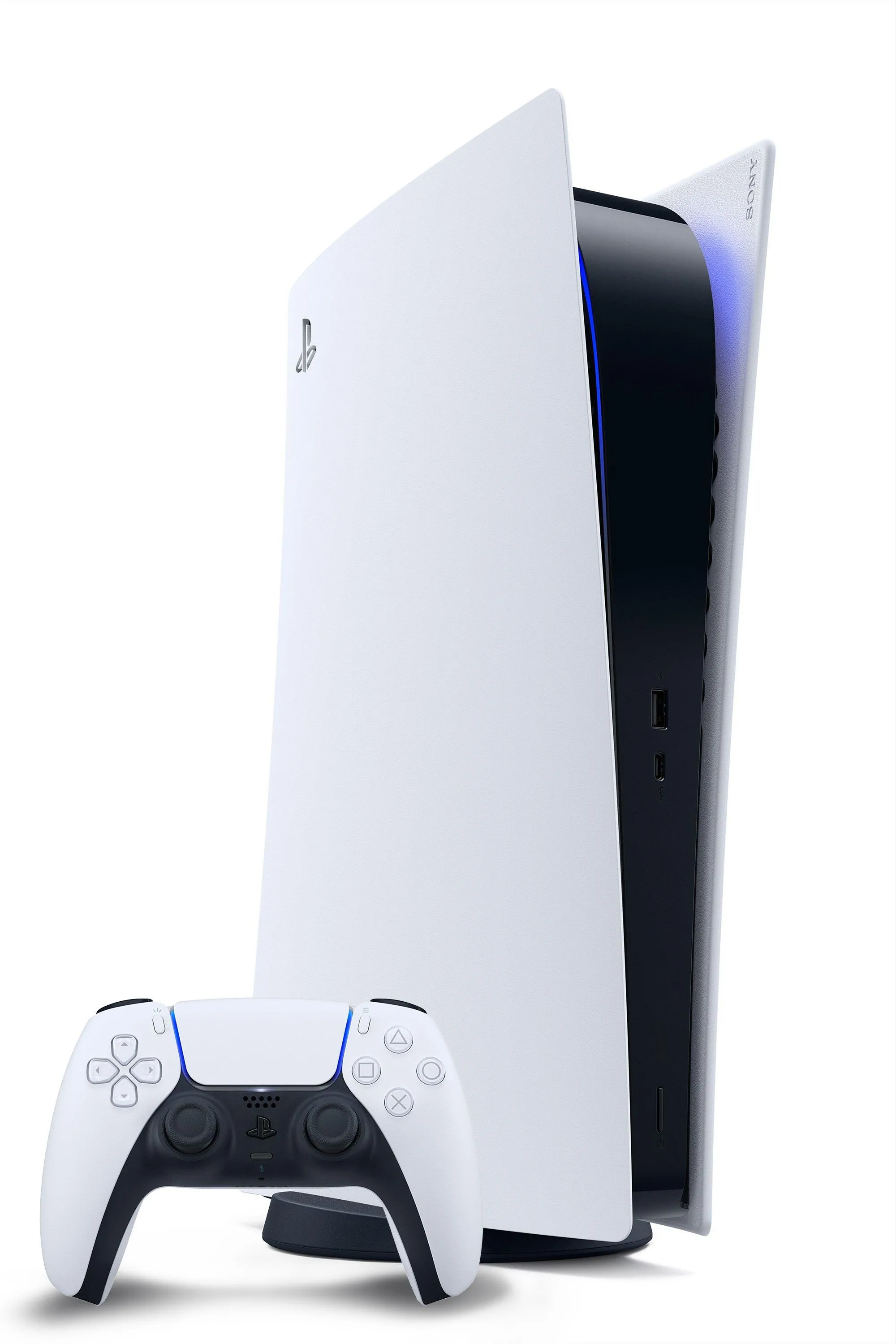 Máy chơi game Sony PlayStation 5 và tay cầm DualSense màu trắng