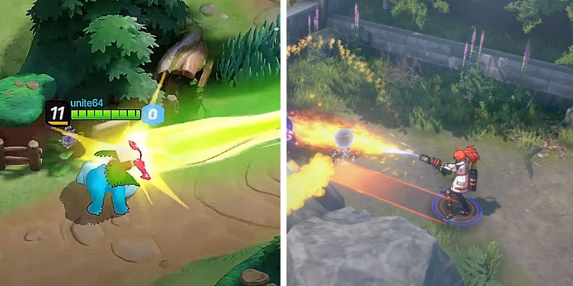 Minh họa so sánh các game thuộc thể loại MOBA và game đấu trường