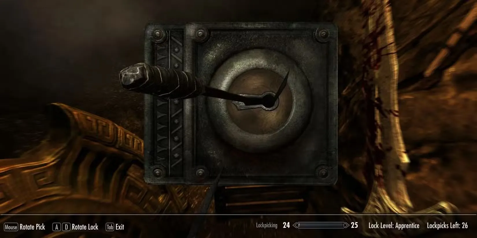 Mini-game bẻ khóa kinh điển và gây nghiện trong The Elder Scrolls V Skyrim