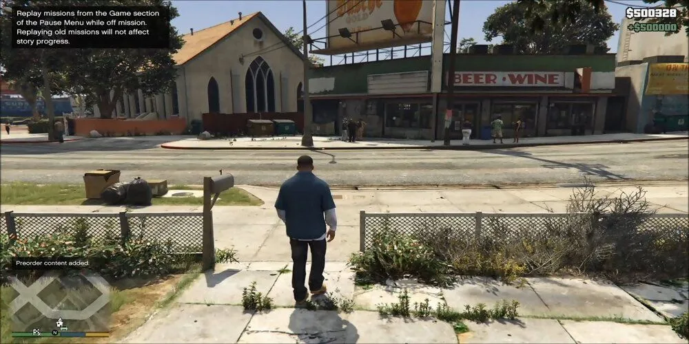 Một cảnh hỗn loạn trên đường phố Los Santos trong Grand Theft Auto V