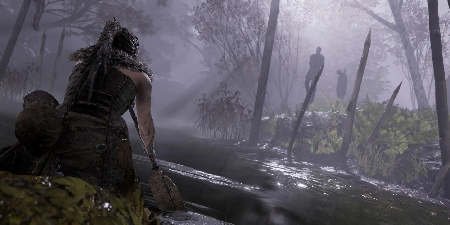 Một hình ảnh gameplay từ Hellblade: Senua's Sacrifice của Ninja Theory