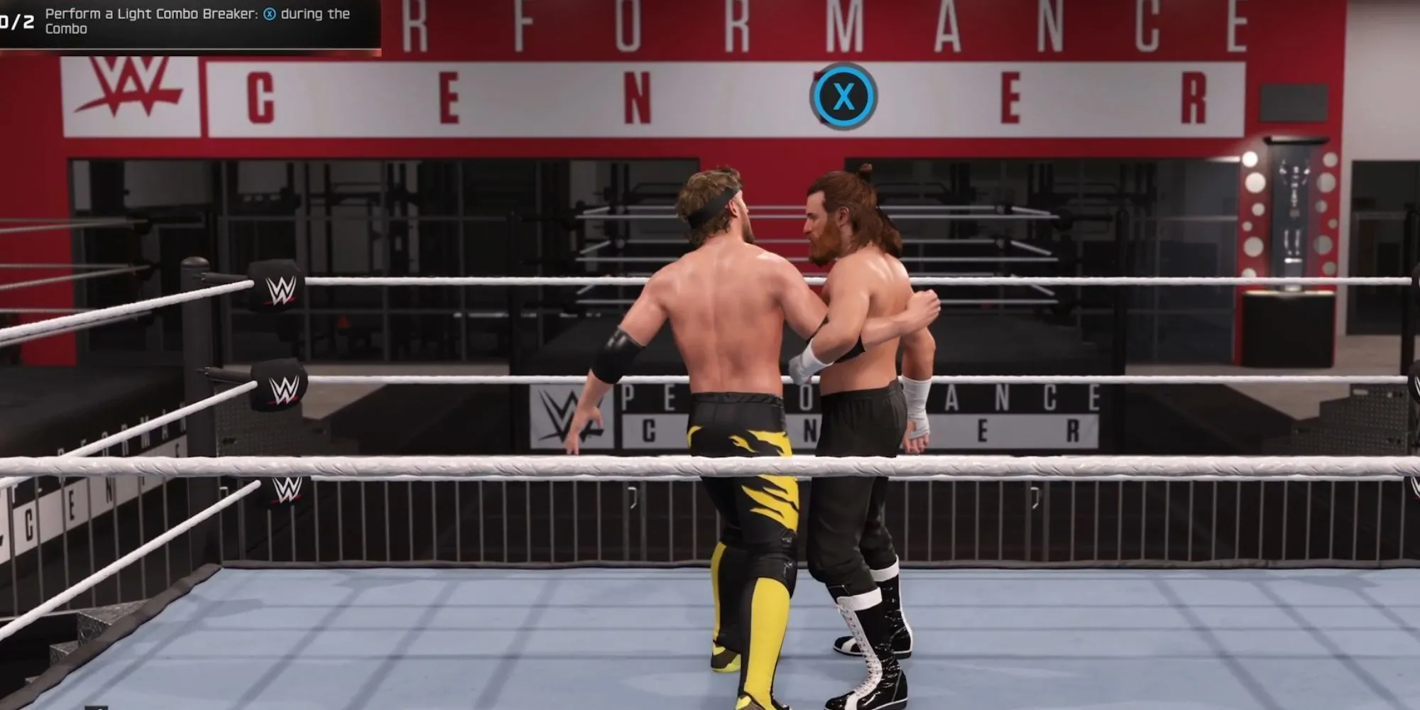 Một pha Breaker đẹp mắt trong WWE 2K25 giúp ngắt đòn vật của đối thủ