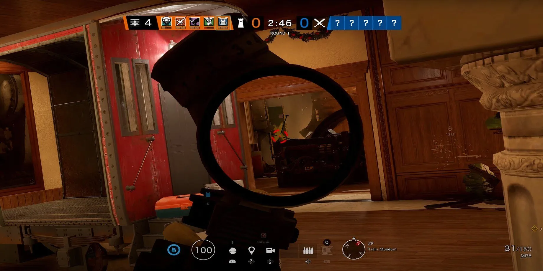 Một pha đấu súng căng thẳng trong gameplay của Rainbow Six Siege