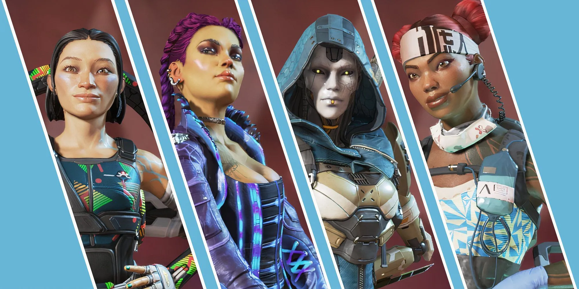 Một số Legend được ưa chuộng trong Apex Legends như Conduit, Loba, Ash và Lifeline
