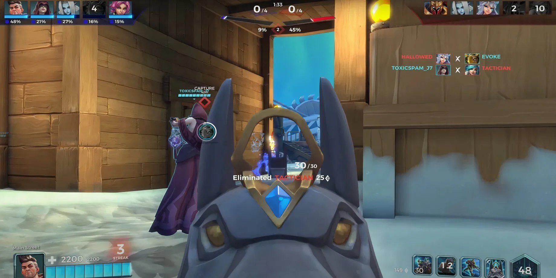 Một trận chiến đầy màu sắc và kỹ năng trong Paladins
