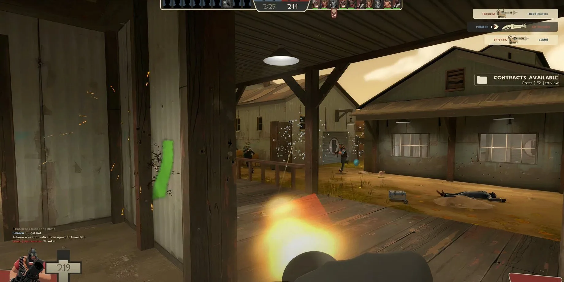 Một trận chiến hỗn loạn và đầy màu sắc trong Team Fortress 2