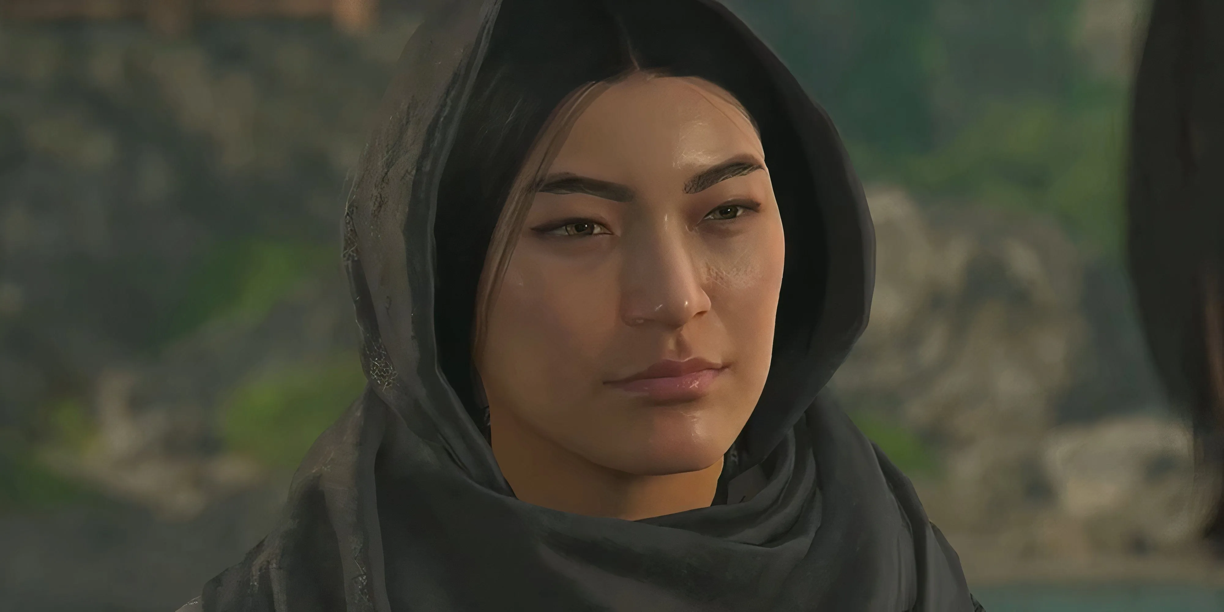 Naoe và Katsuhime chia sẻ khoảnh khắc thân mật trong Assassin's Creed Shadows