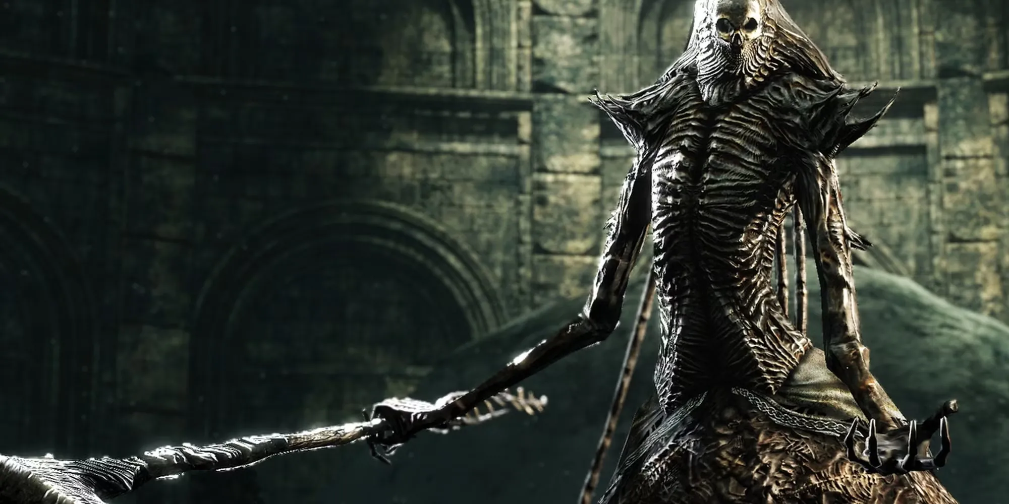Nashaandra trùm cuối Dark Souls 2 với tạo hình ấn tượng nhưng lối chơi đơn giản