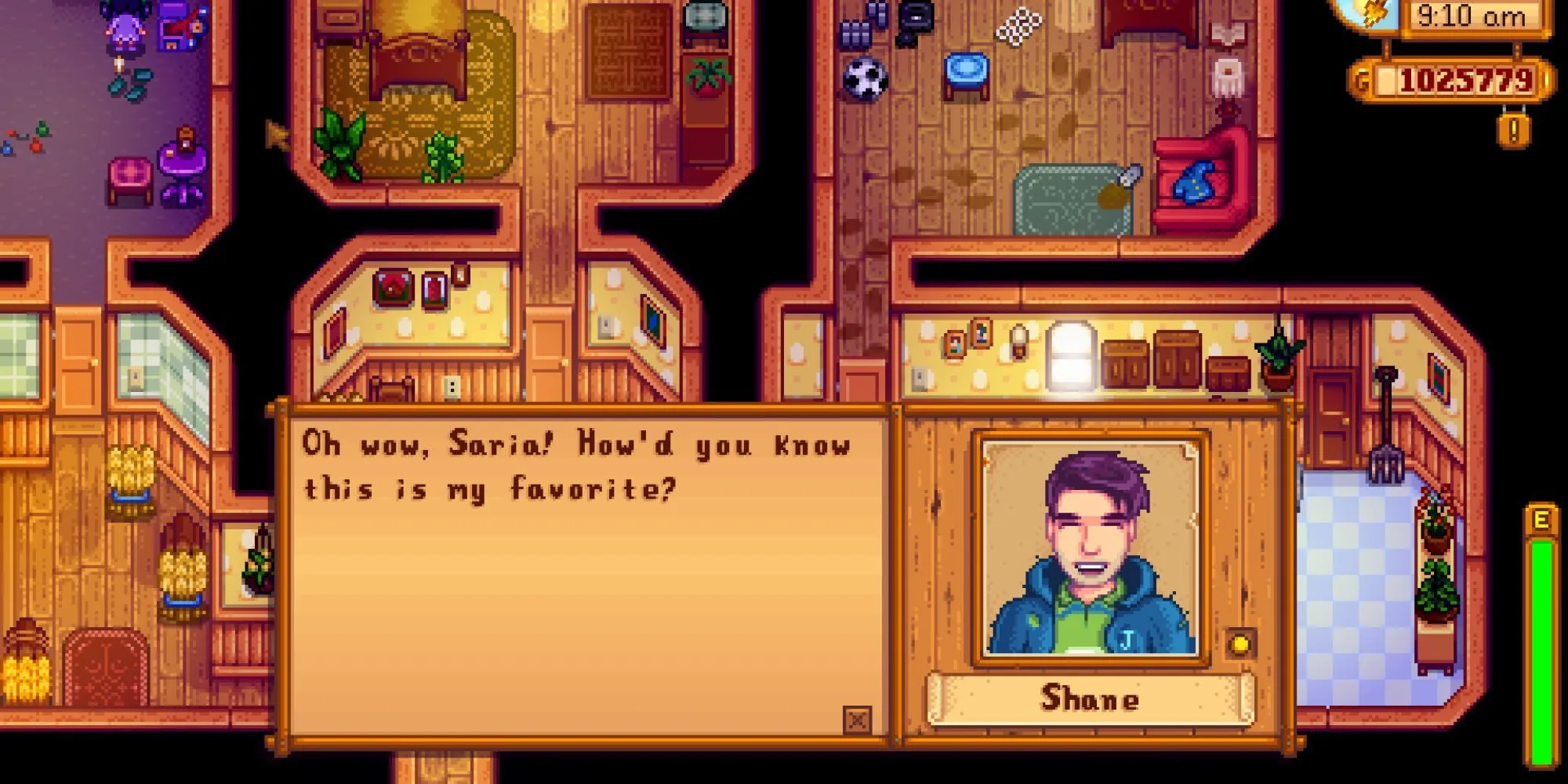 Người chơi tặng quà cho Shane trong Stardew Valley để tăng tình bạn