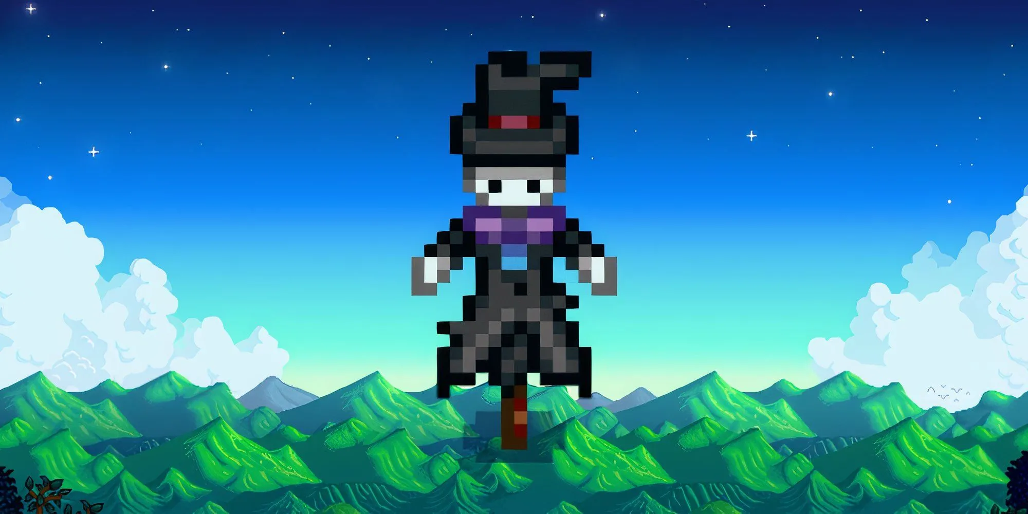 Hướng dẫn chi tiết cách sở hữu 8 Rarecrow và Người Rơm Deluxe trong Stardew Valley 1 Người rơm đặc biệt số 1 trong Stardew Valley, có hình dáng tương tự linh vật tại Hội chợ