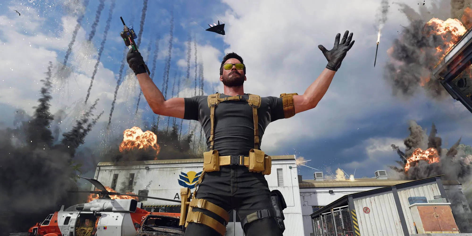 Nhân vật Call of Duty Black Ops 6 tạo dáng, minh họa cho bài viết về game live service