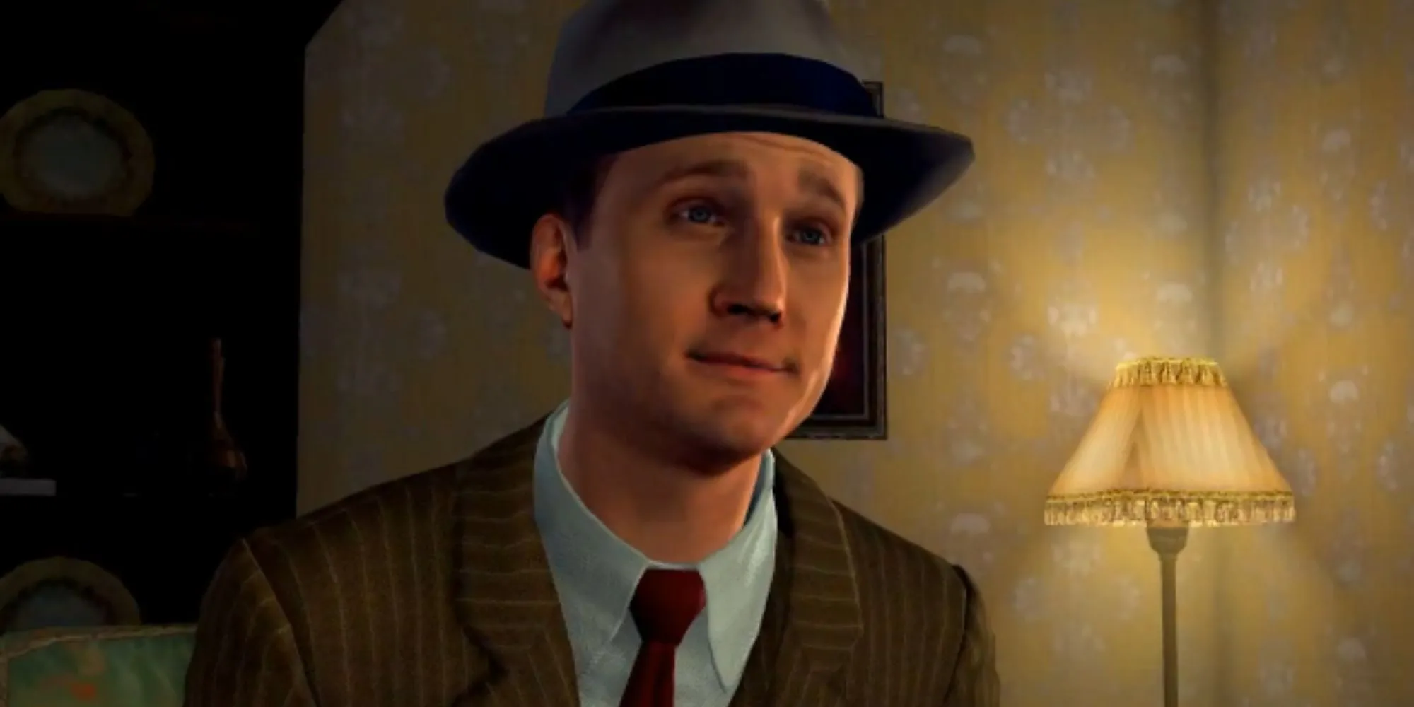 Nhân vật chính Cole Phelps trong game điều tra L.A. Noire