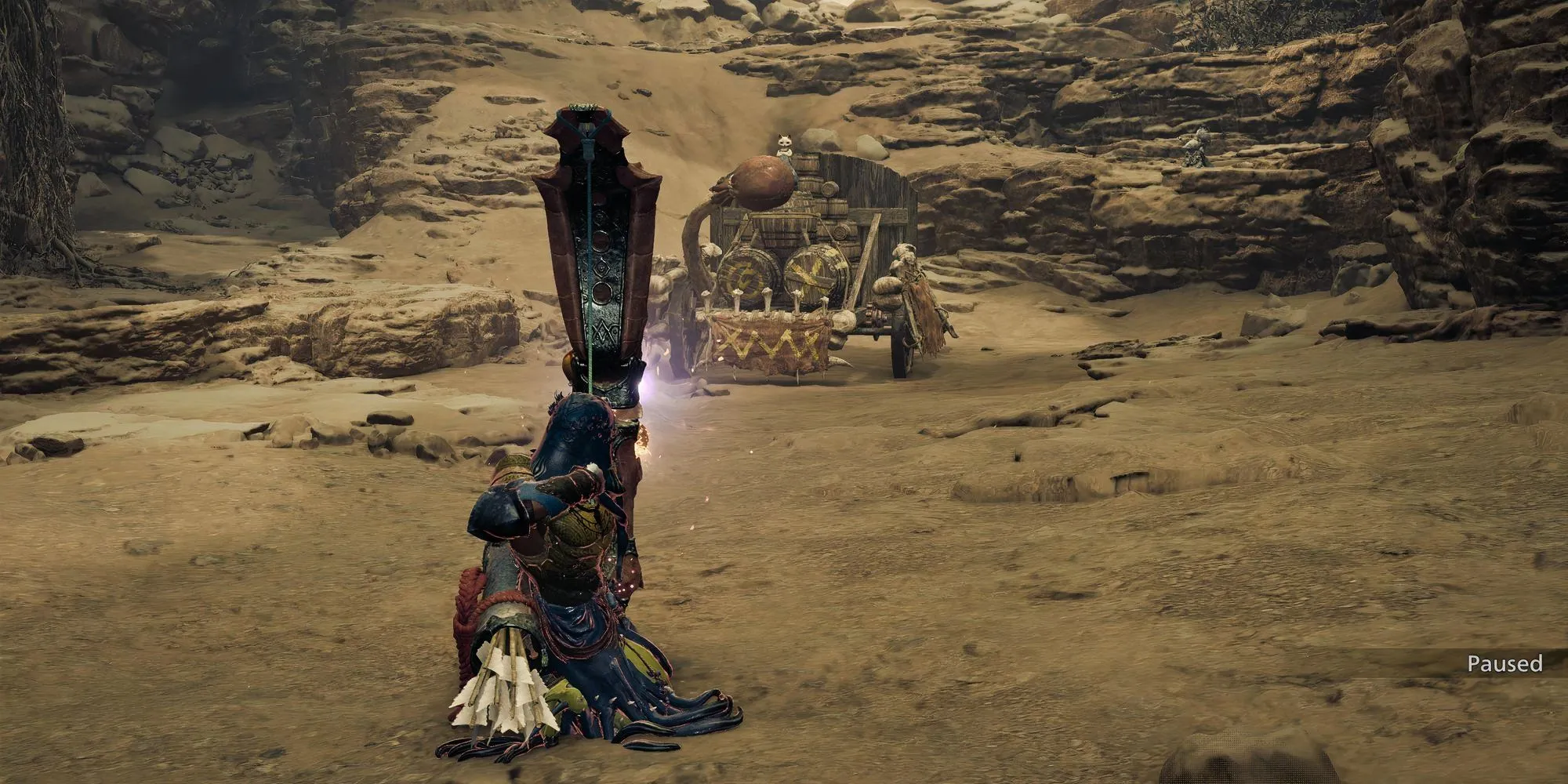 Nhân vật game thủ trang bị Cung và giáp trong Monster Hunter Wilds, minh họa cho build Cung tốt nhất