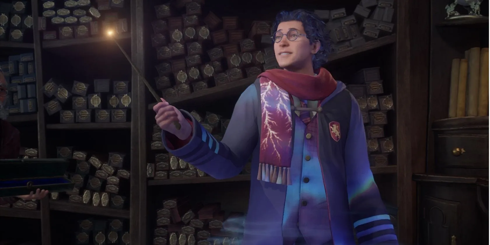 Nhân vật pháp sư sử dụng phép thuật trong Hogwarts Legacy