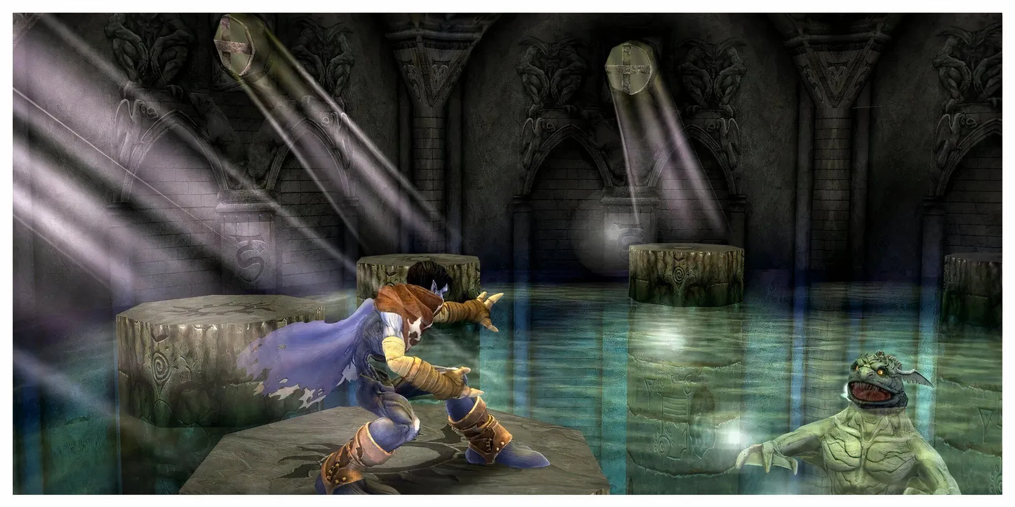 Nhân vật Raziel và khả năng du hành giữa các cõi trong Soul Reaver