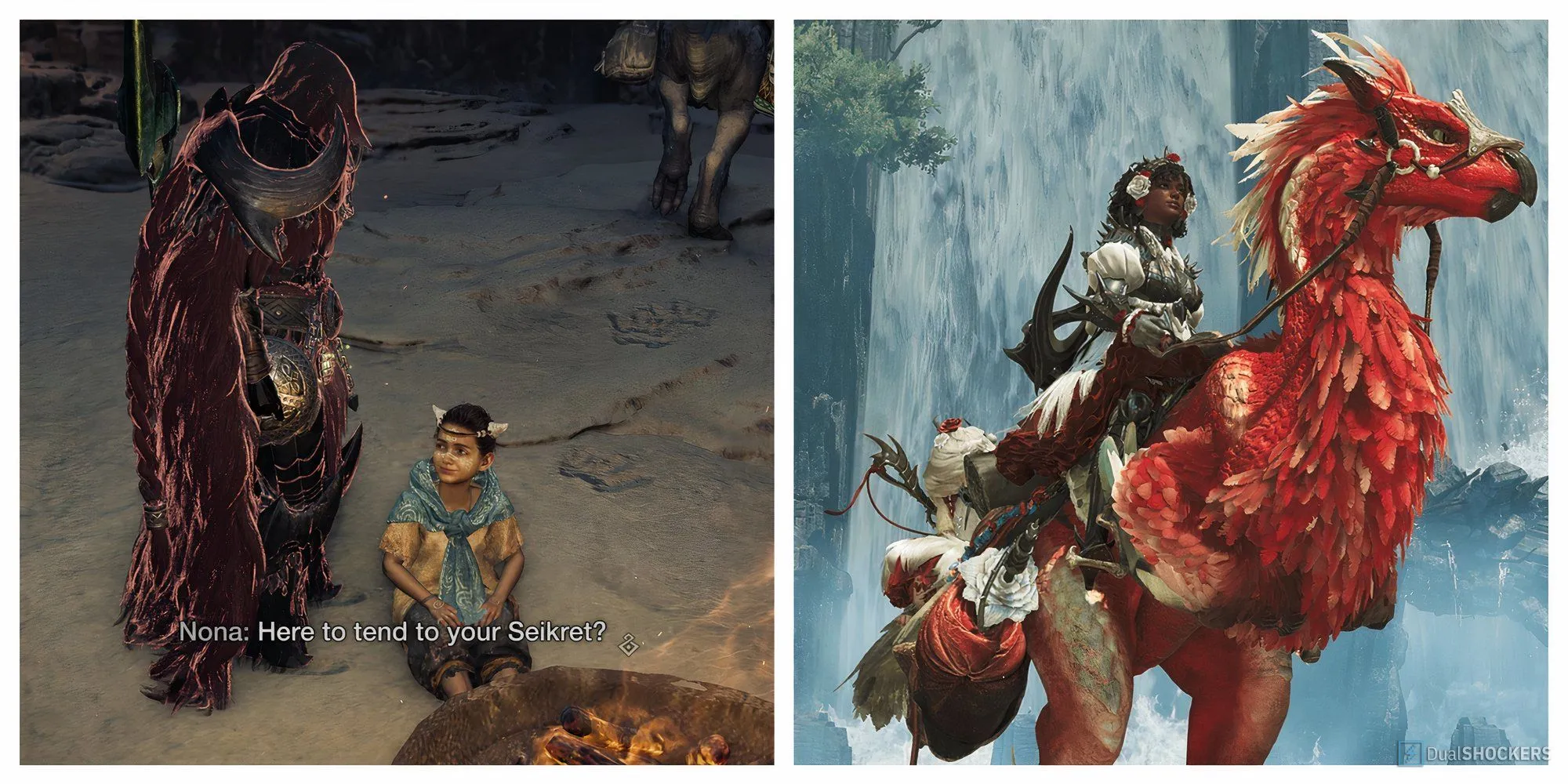 Nhân vật trong Monster Hunter Wilds chuẩn bị tùy chỉnh Seikret