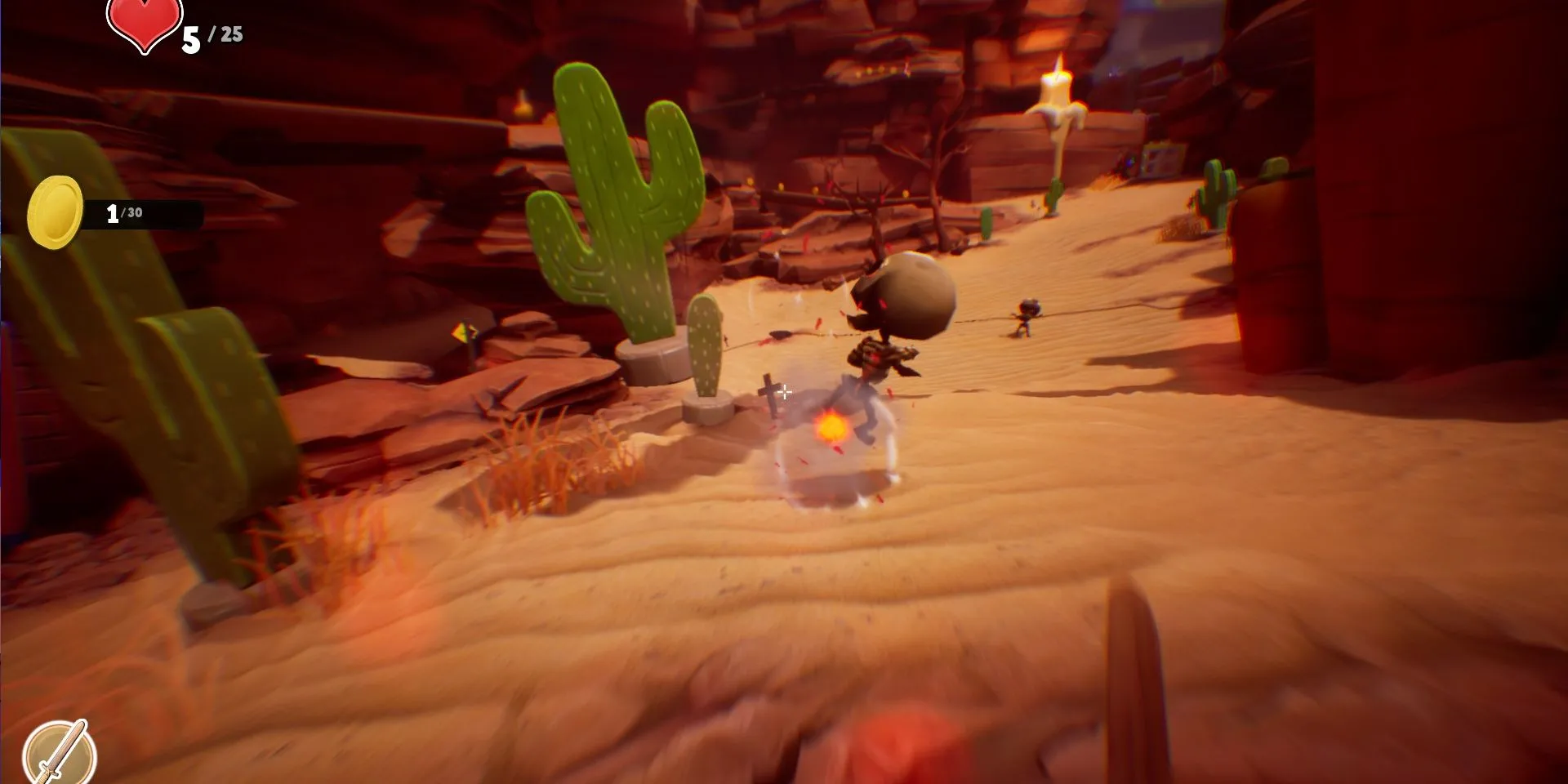 Nhân vật trong Supraland khám phá thế giới sandbox và giải các câu đố vật lý