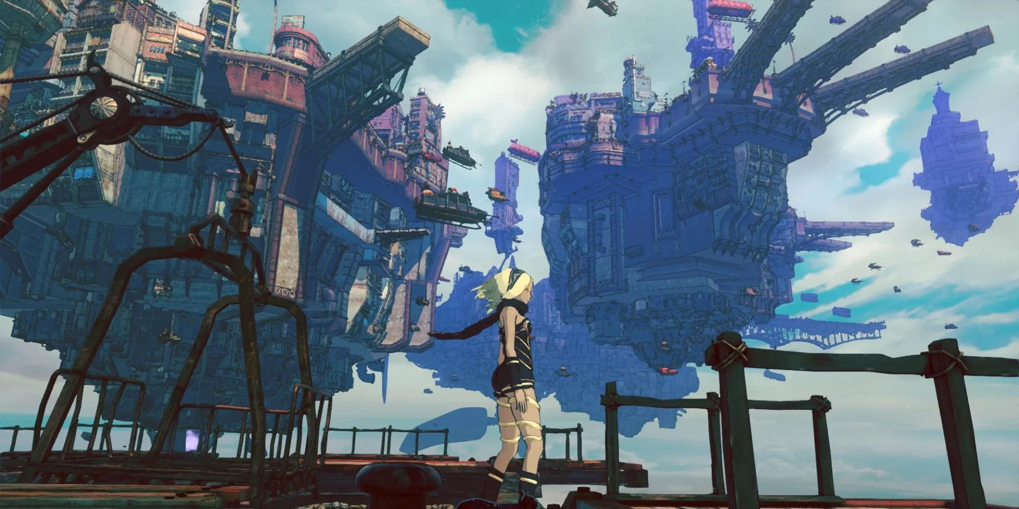 Những hòn đảo trên bầu trời trong Gravity Rush 2
