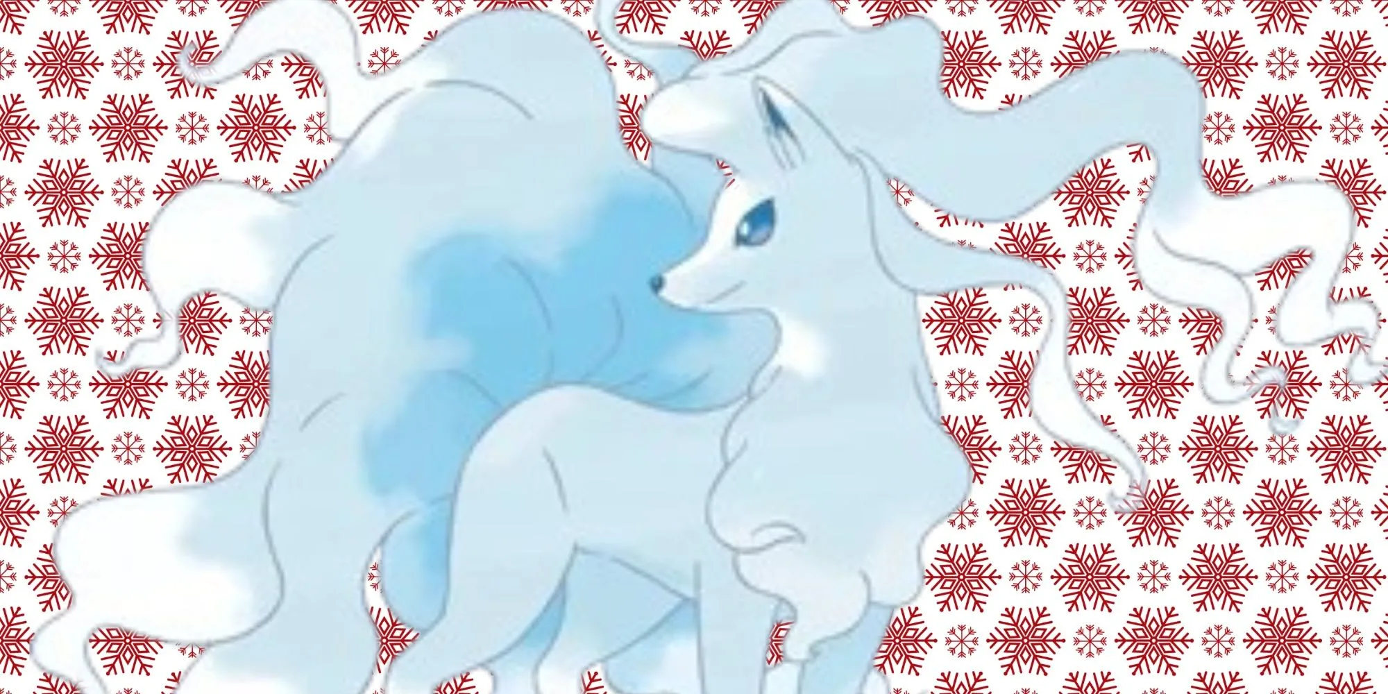 Ninetales Alola duyên dáng với bộ lông màu xanh băng tuyết và nhiều đuôi