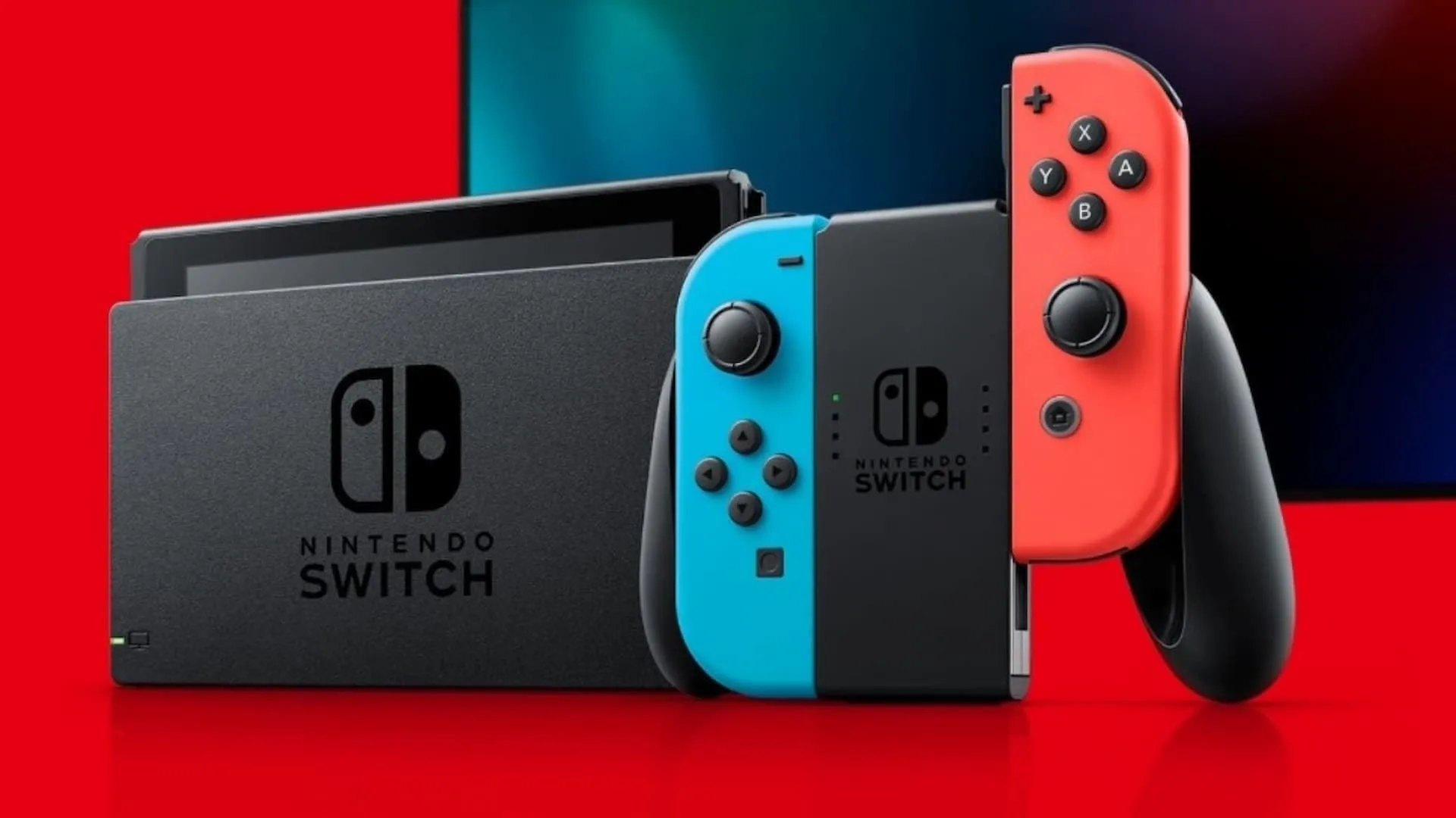 Nintendo Switch phiên bản màu đỏ nổi bật cùng cặp Joy-Con