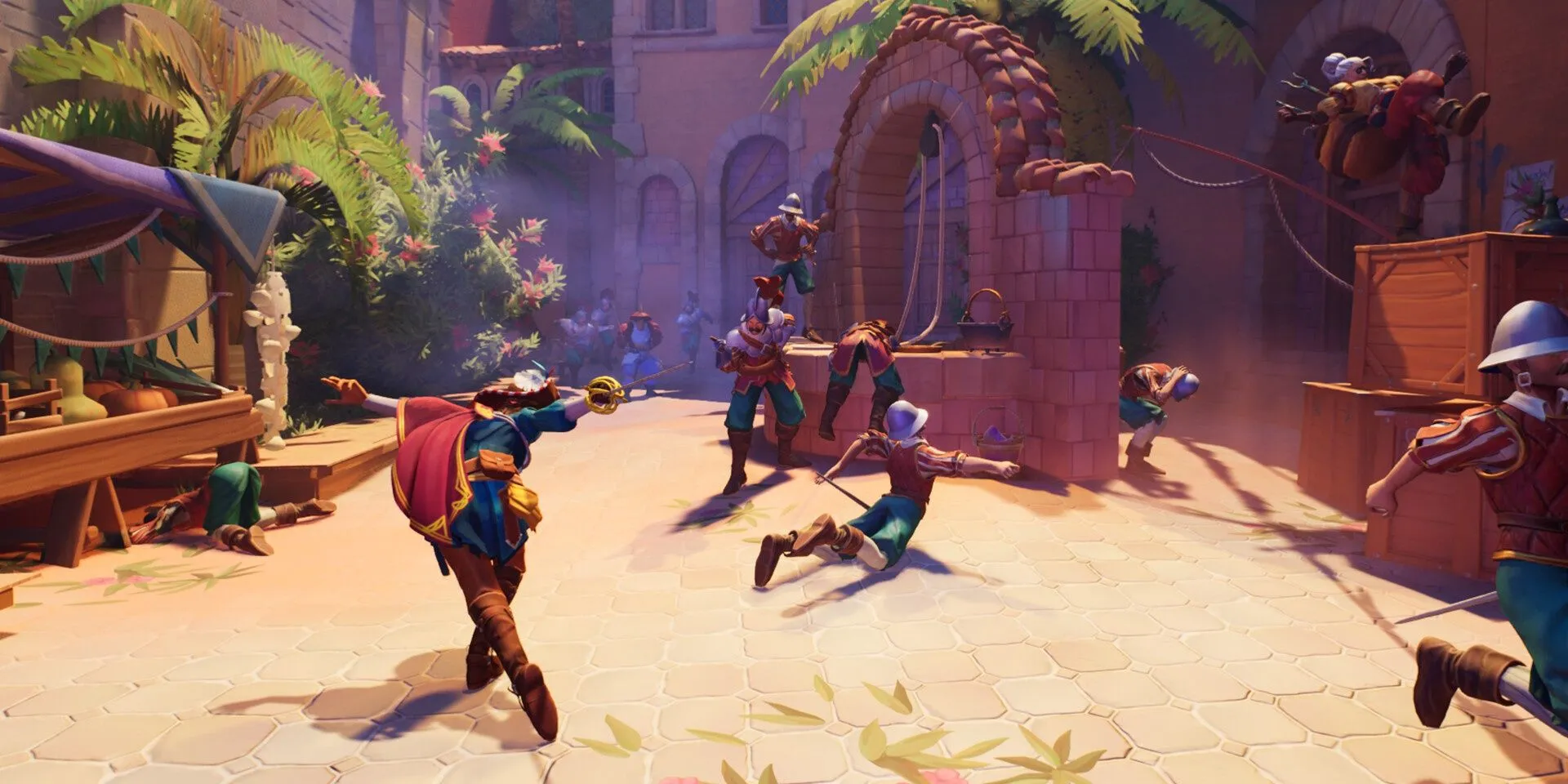 Nữ hiệp sĩ Adalia đối mặt với kẻ địch trong game En Garde!