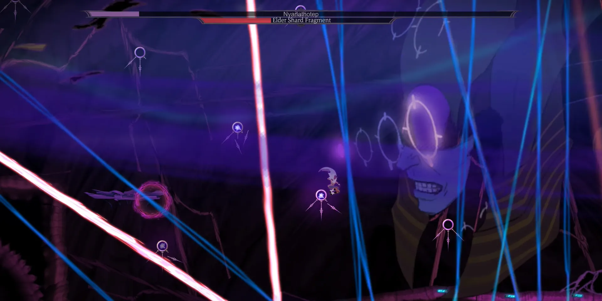 Nyarlathotep &amp; The Shining Trapezohedron - trận đấu trùm địa ngục đạn trong Sundered với nhiều giai đoạn cực khó