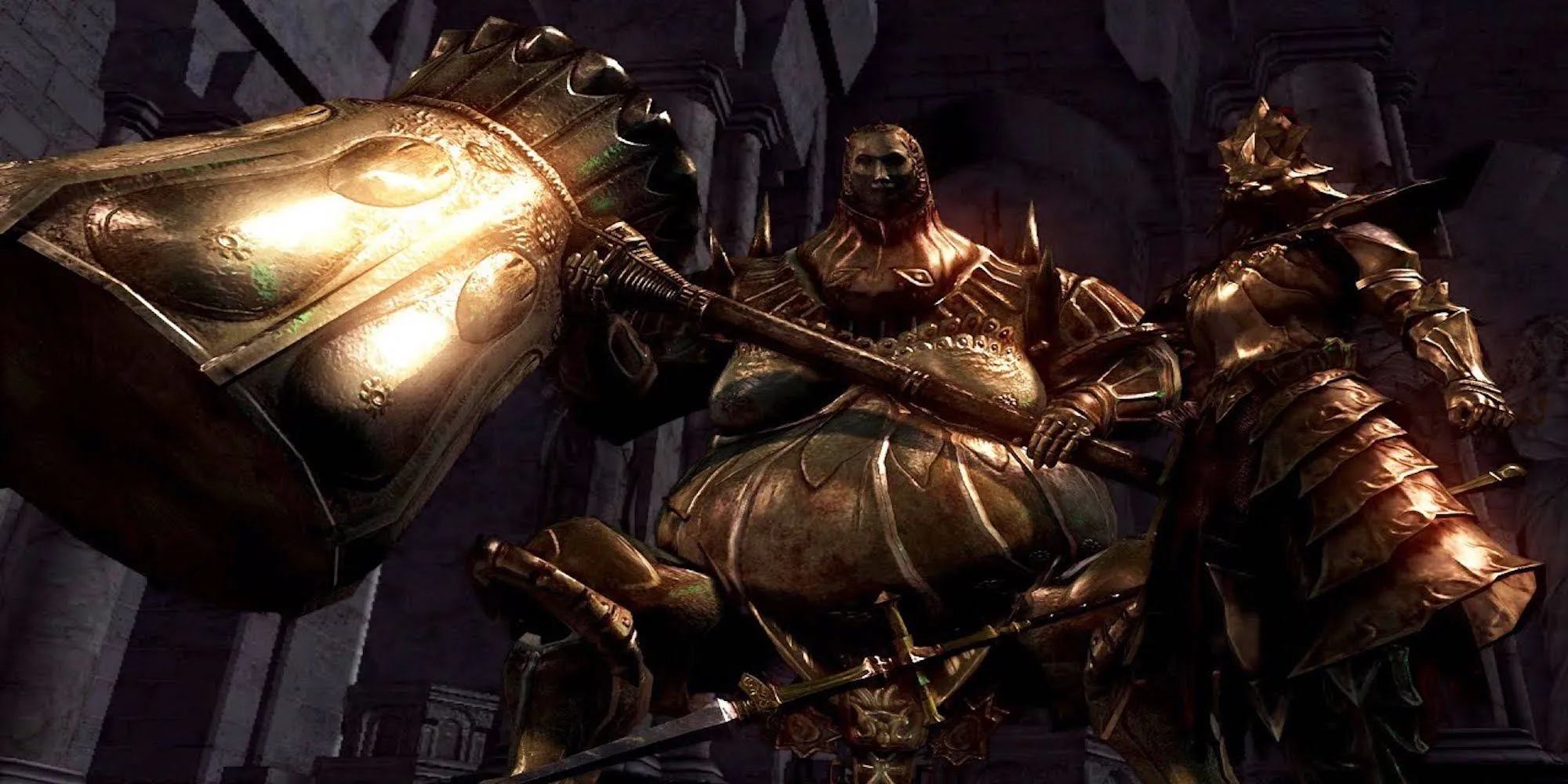 Ornstein và Smough - cặp đôi trùm khét tiếng trong Anor Londo Dark Souls