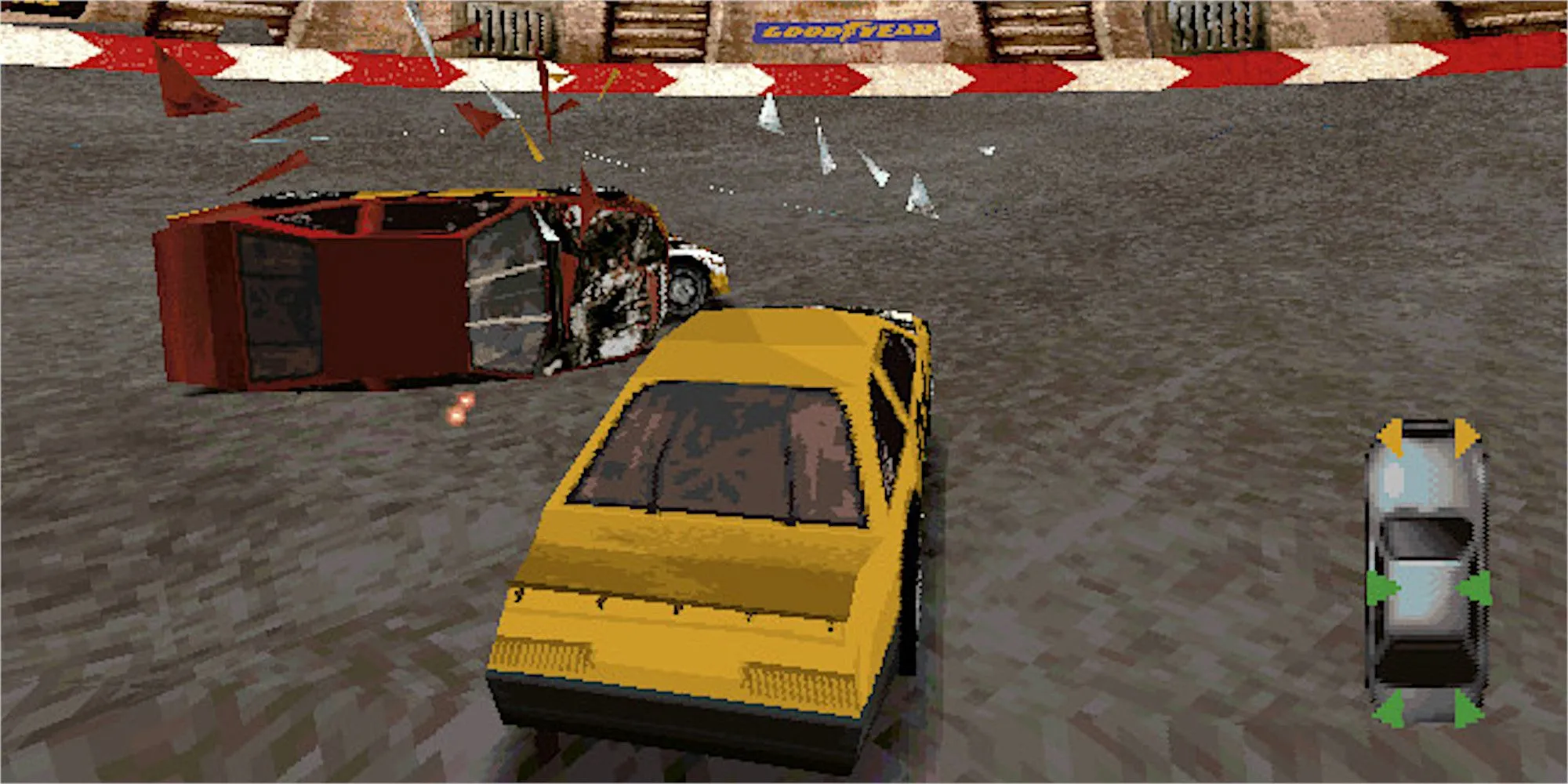 Pha va chạm nảy lửa trong Destruction Derby 2