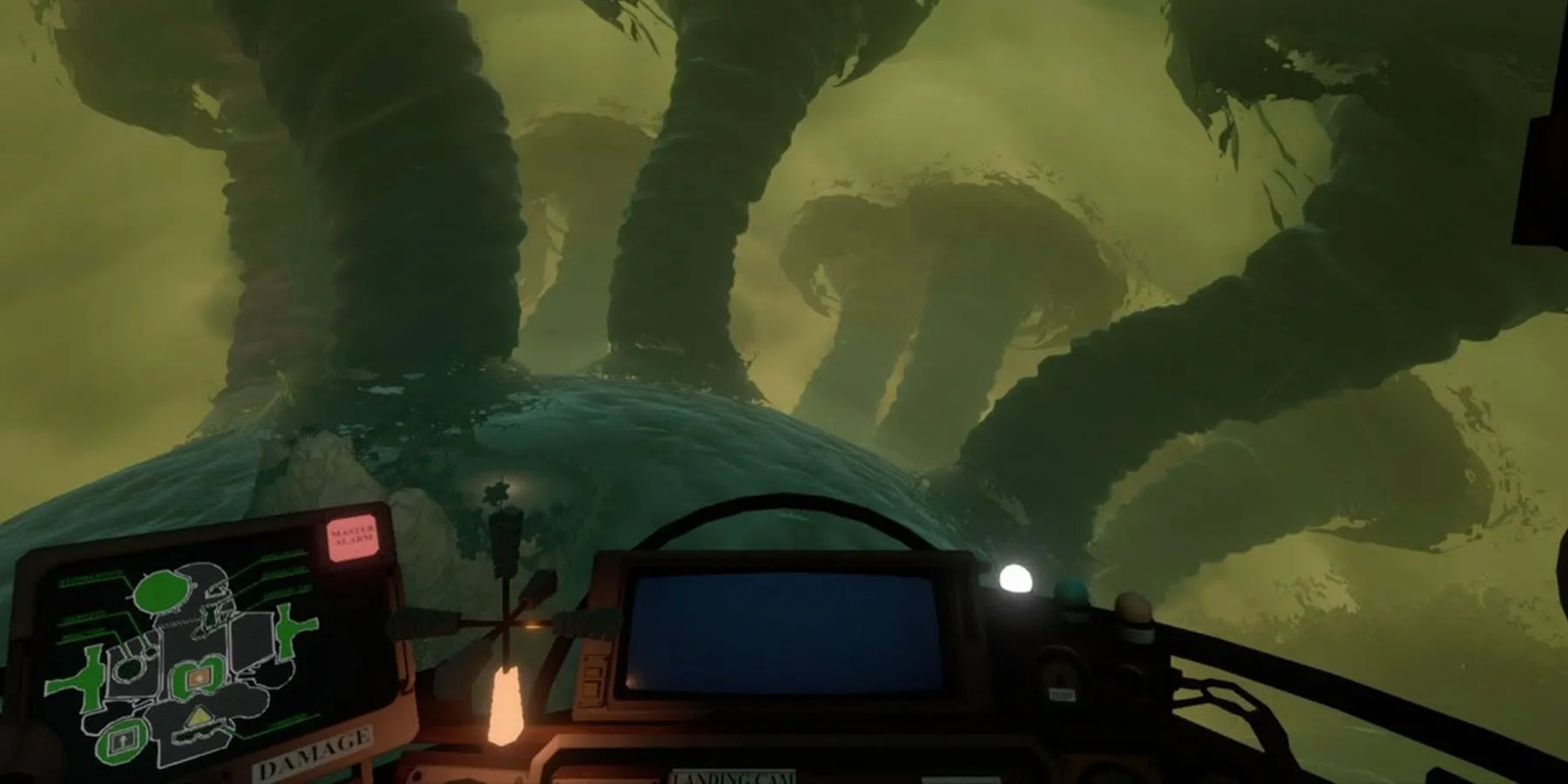 Phi hành gia nhìn ra vũ trụ bao la trong Outer Wilds, một game khám phá vòng lặp thời gian