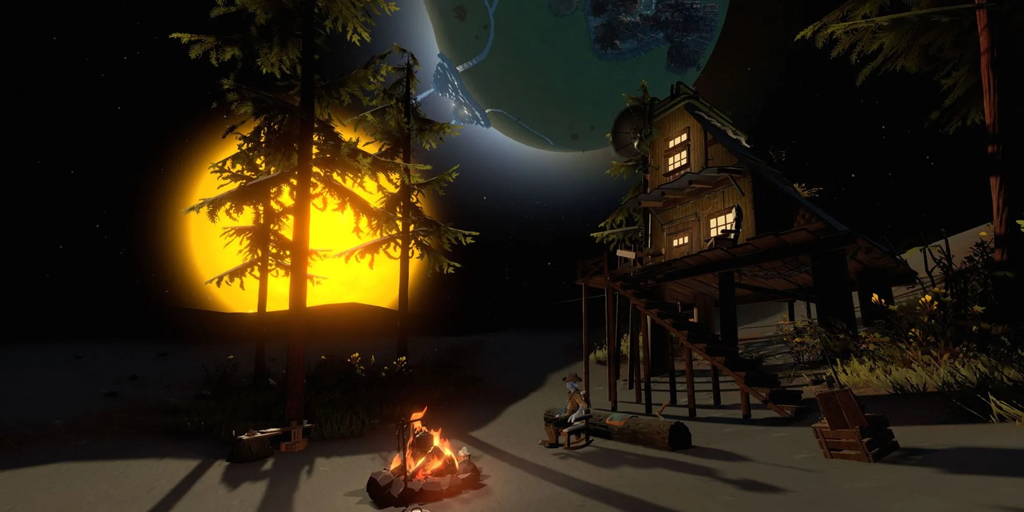 Phong cảnh độc đáo trong Outer Wilds, một hệ mặt trời thu nhỏ