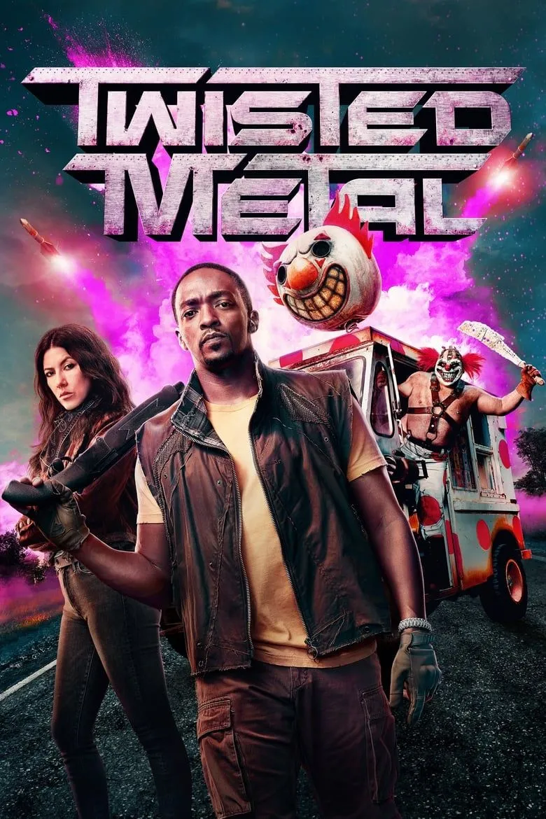 Poster chính thức của series Twisted Metal mùa 2 với hình ảnh trung tâm là John Doe